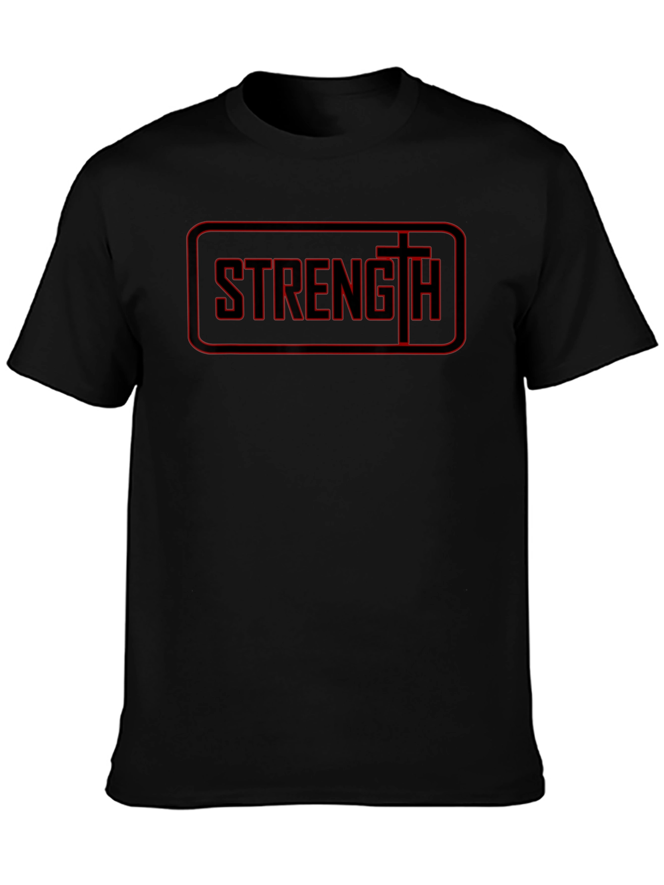 Strength Graphic T-Shirt: Bold Christian Design