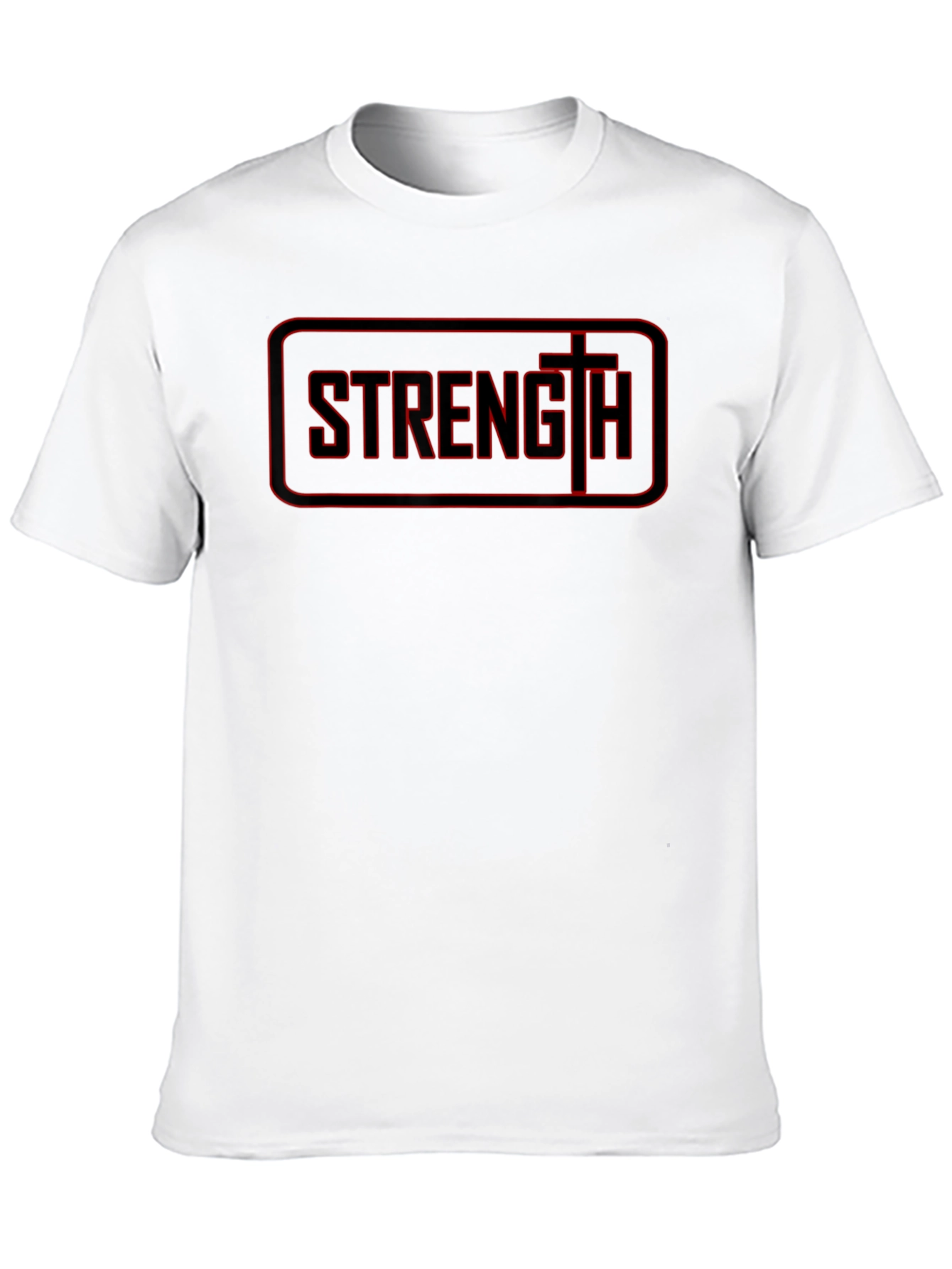 Strength Graphic T-Shirt: Bold Christian Design