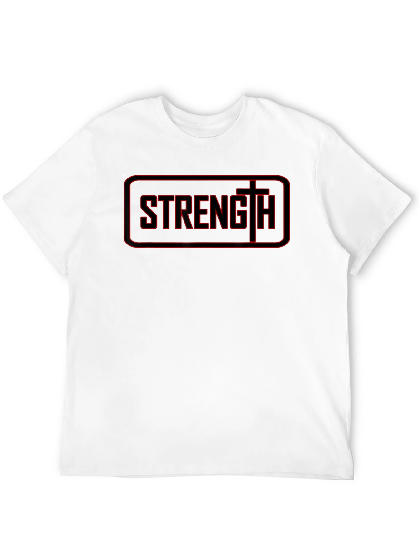 Strength Graphic T-Shirt: Bold Christian Design