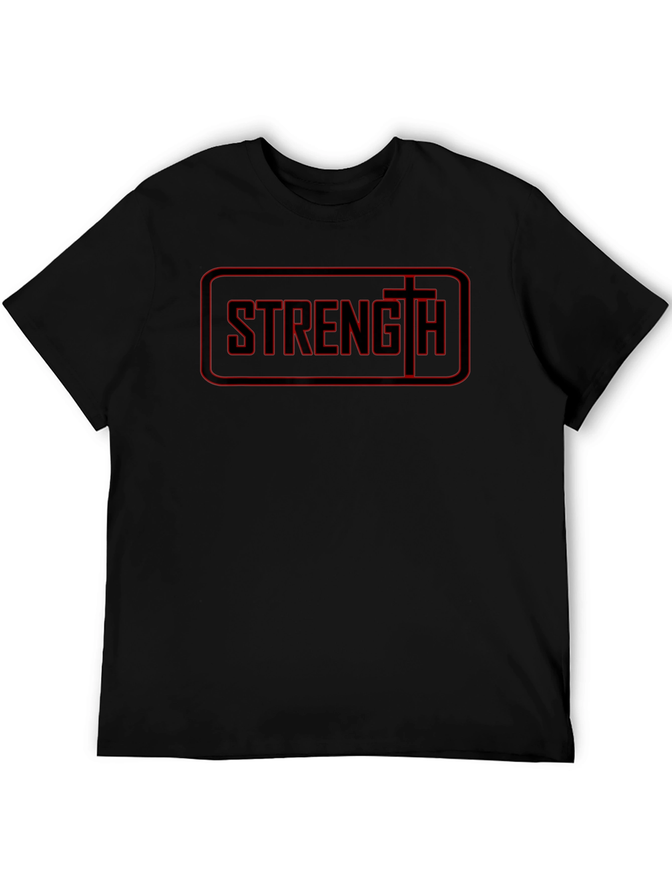 Strength Graphic T-Shirt: Bold Christian Design