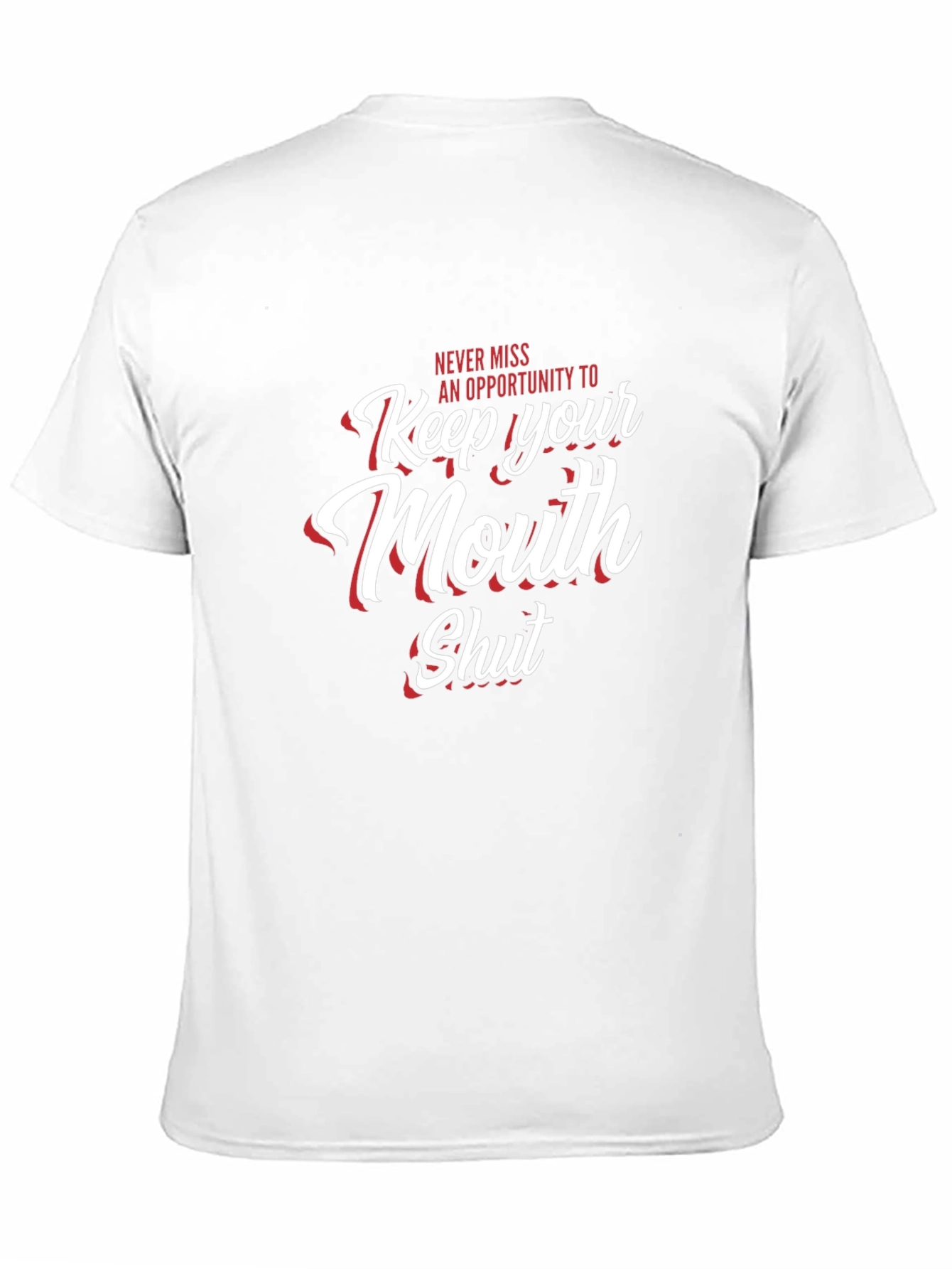 Keep Your Mouth Shut Graphic T-Shirt