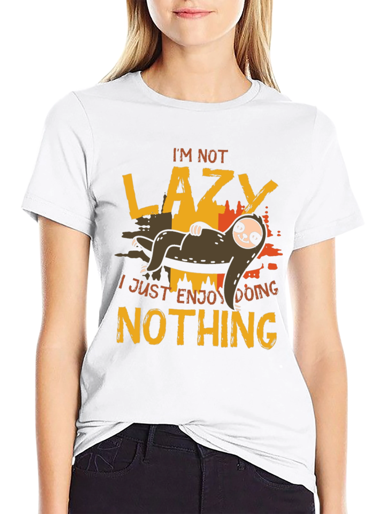 Funny Sloth T-Shirt - Im Not Lazy