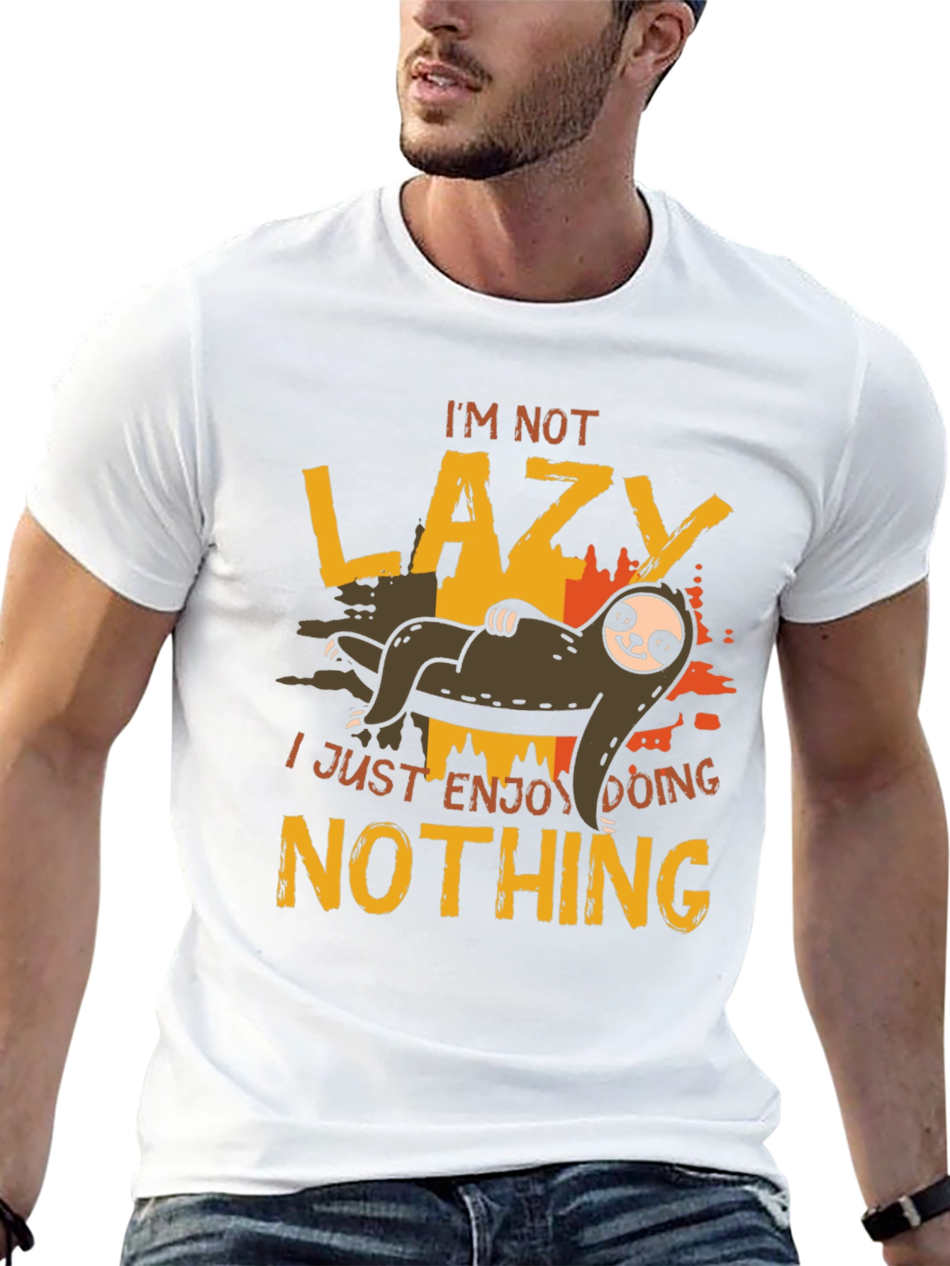 Funny Sloth T-Shirt - Im Not Lazy