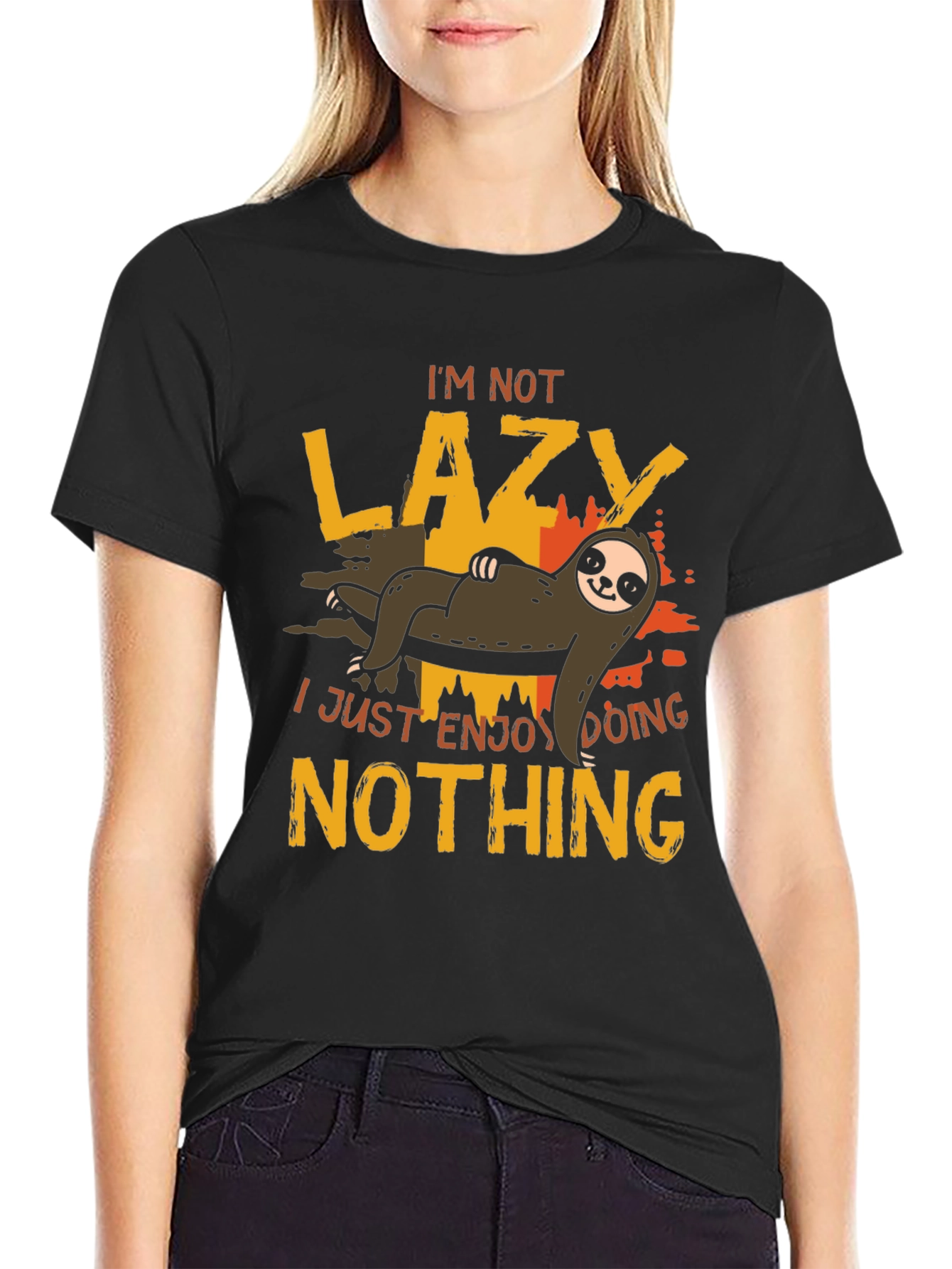 Funny Sloth T-Shirt - Im Not Lazy