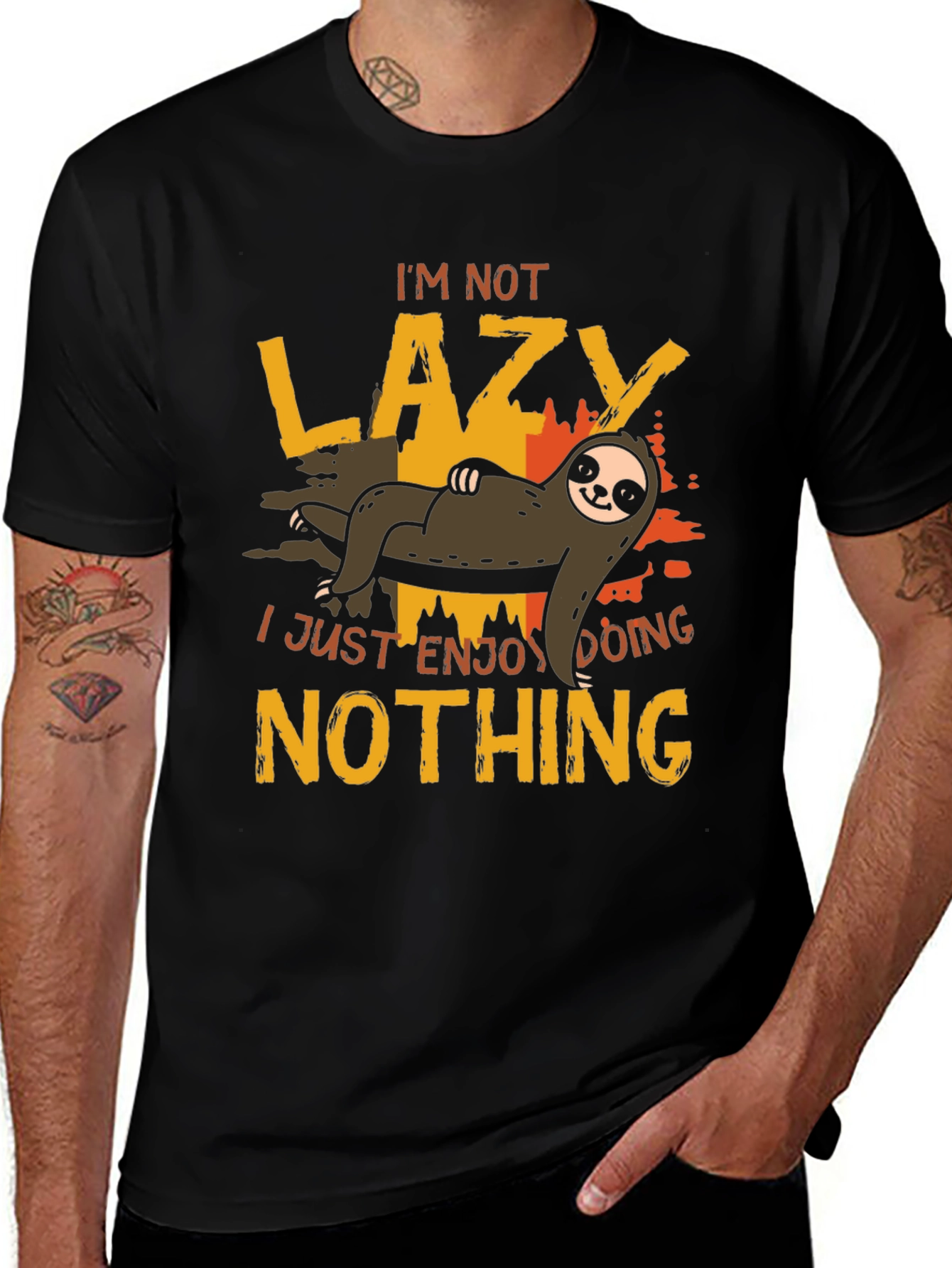 Funny Sloth T-Shirt - Im Not Lazy
