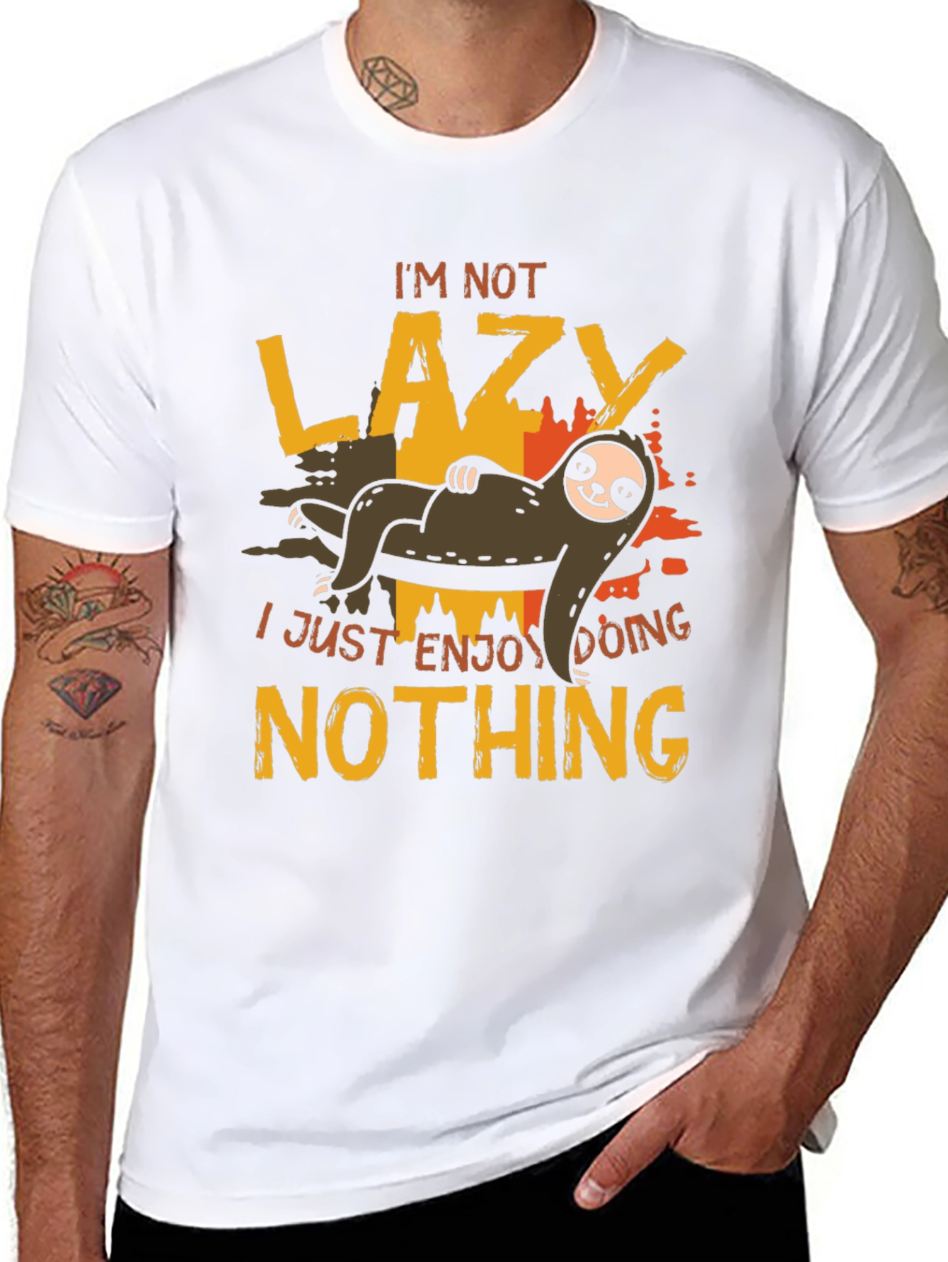 Funny Sloth T-Shirt - Im Not Lazy