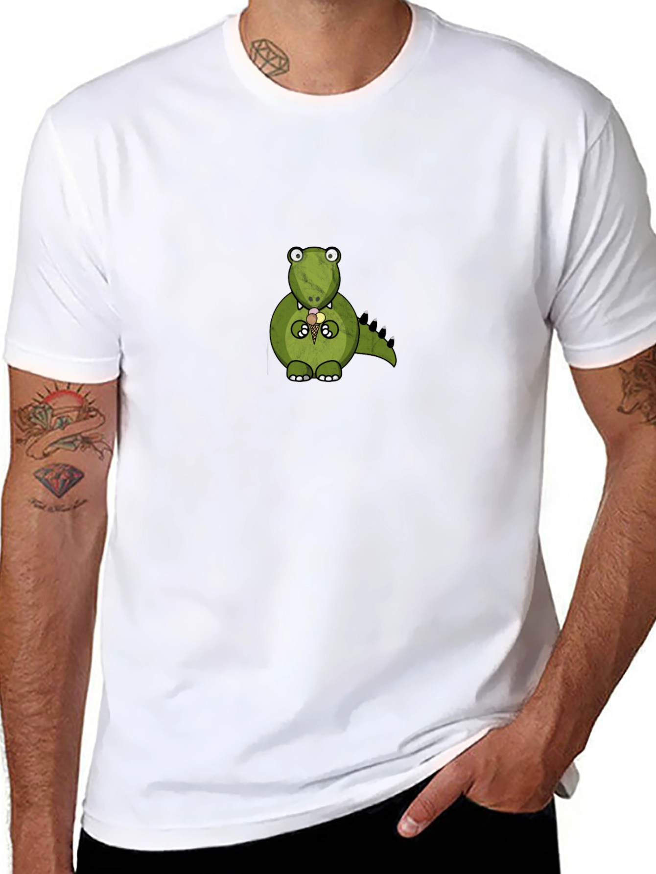 Dino Ice Cream Graphic Tee