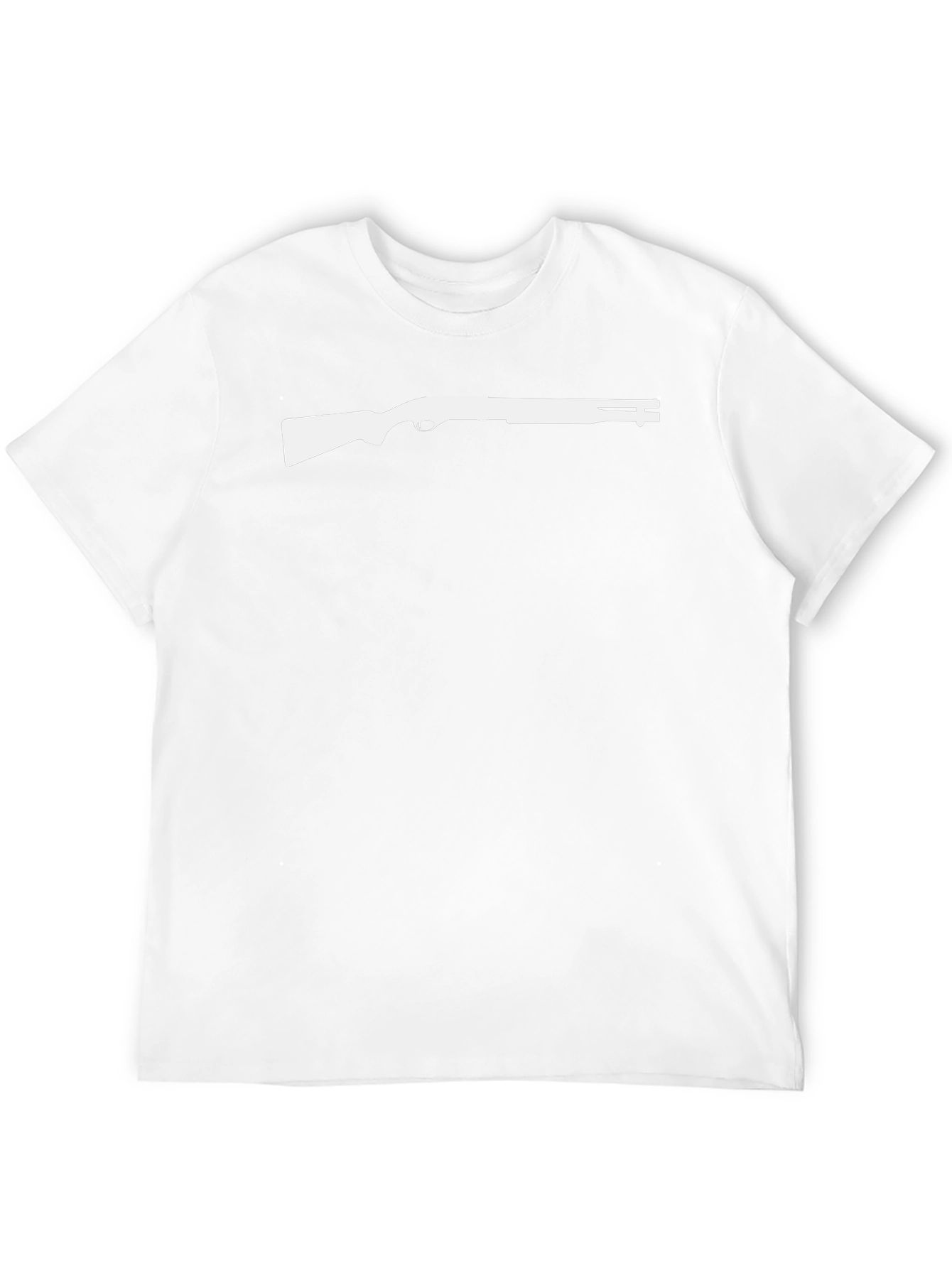 Shotgun Silhouette Tee - Mens Black Graphic T-Shirt