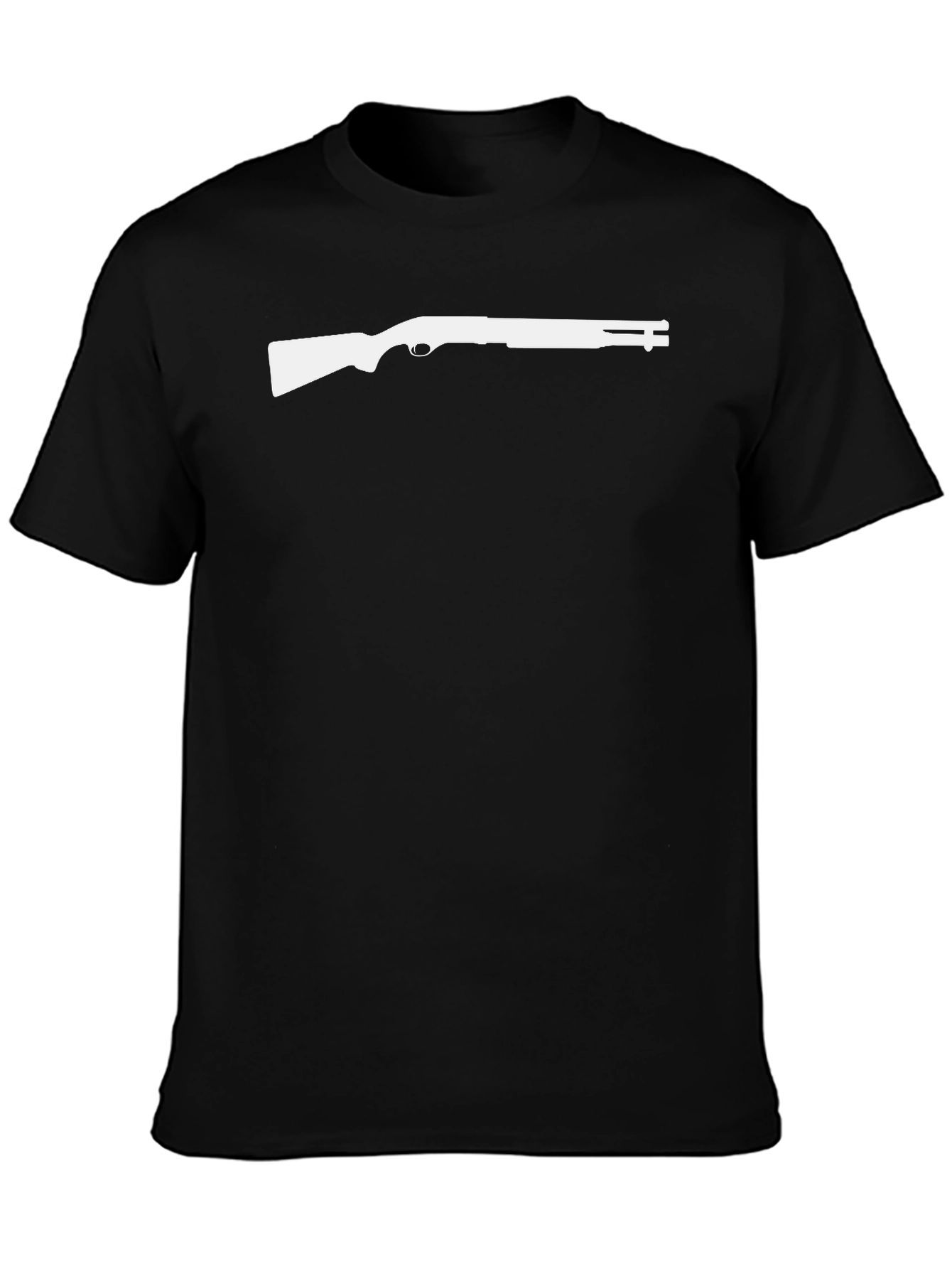 Shotgun Silhouette Tee - Mens Black Graphic T-Shirt