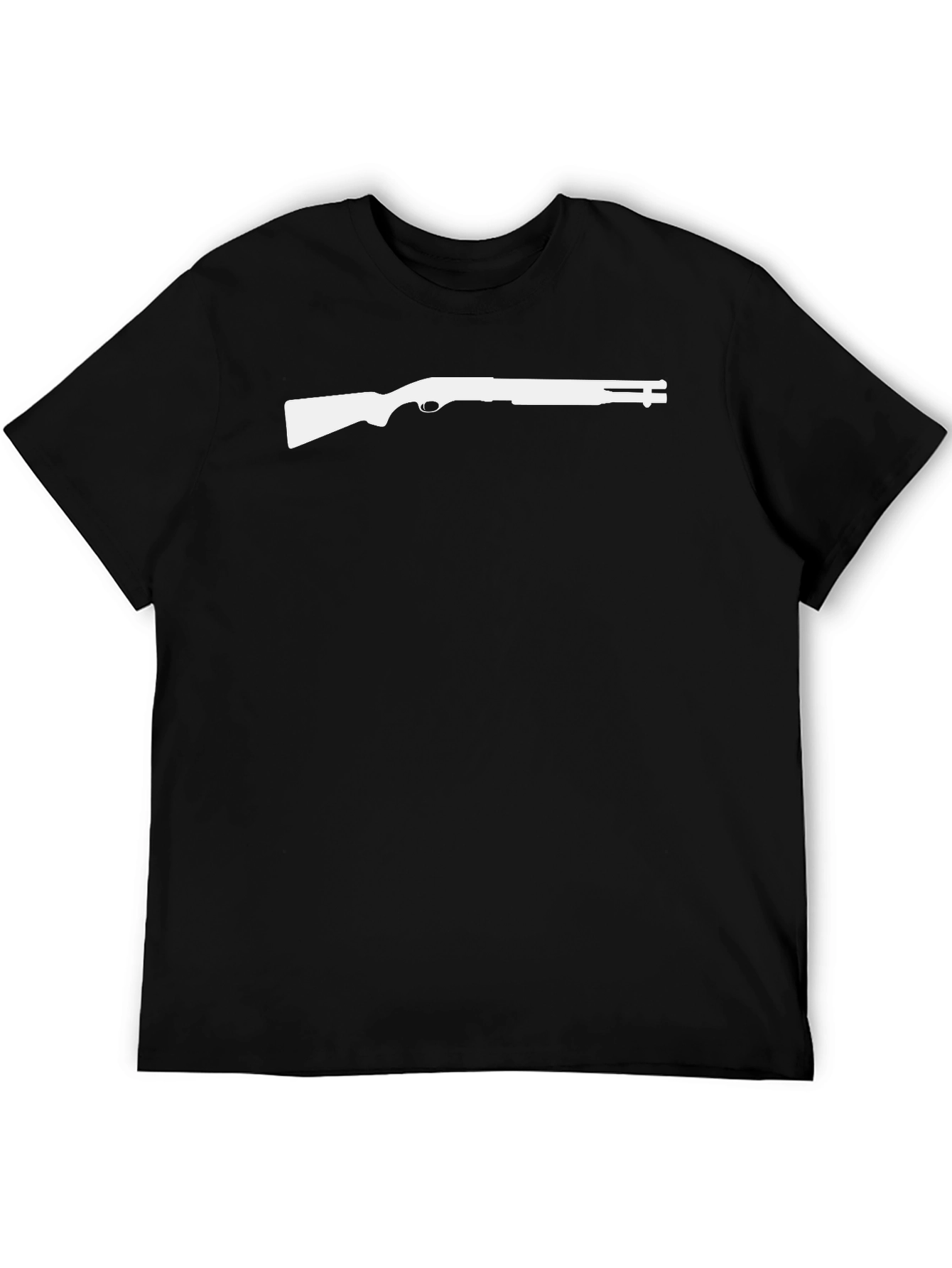 Shotgun Silhouette Tee - Mens Black Graphic T-Shirt