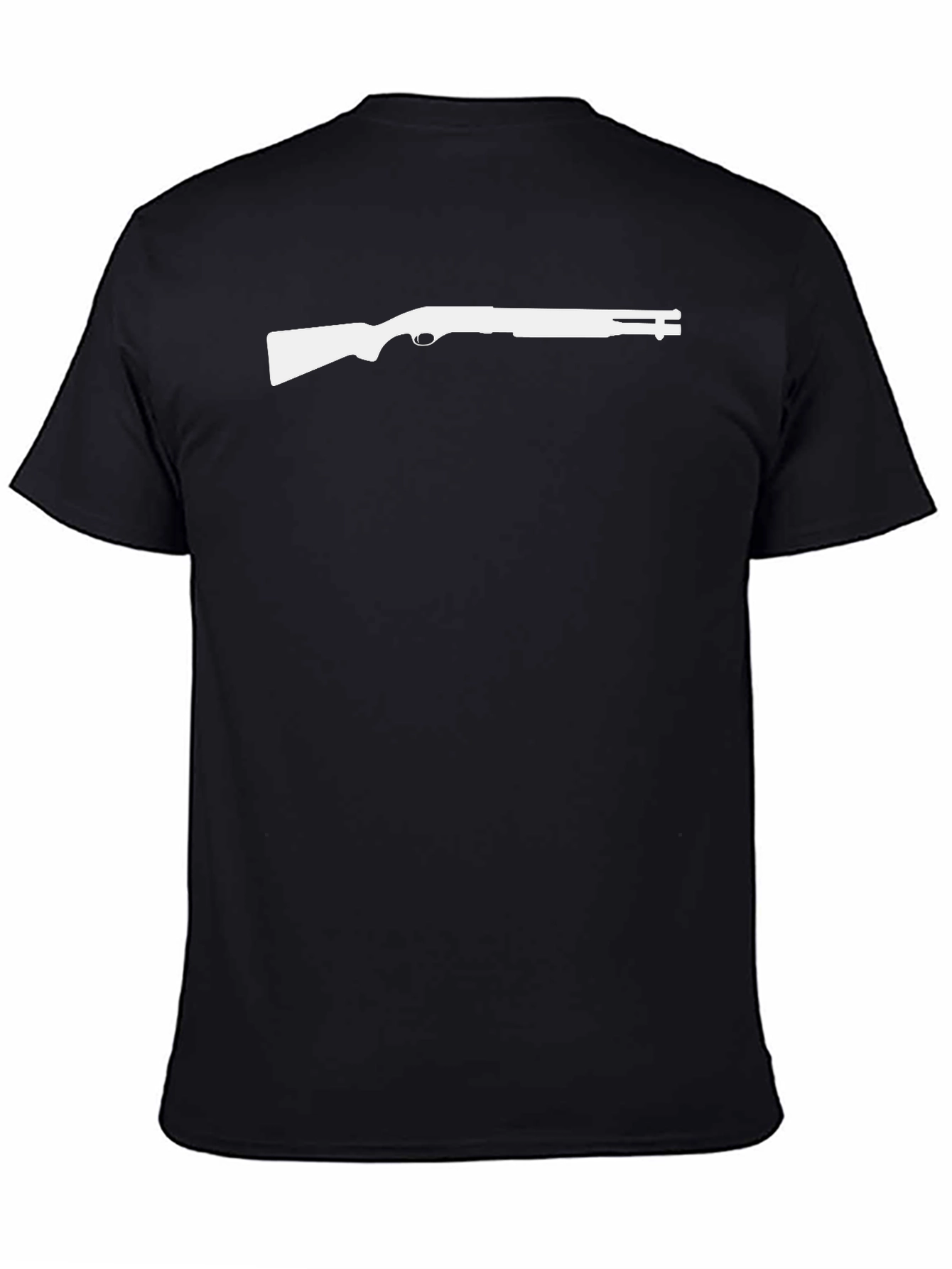 Shotgun Silhouette Tee - Mens Black Graphic T-Shirt