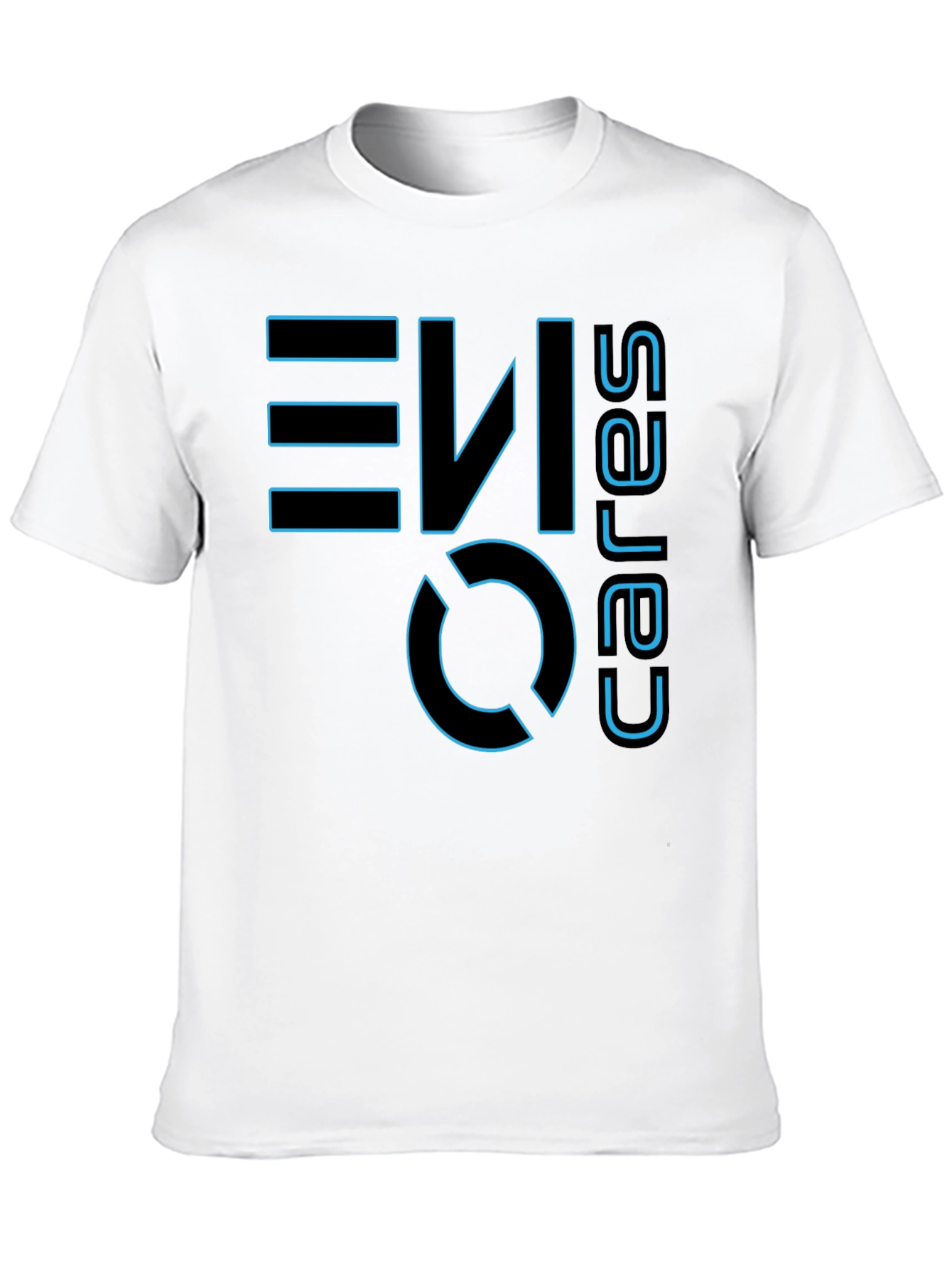 Evolve One Cares Graphic Tee - Stylish Black T-Shirt