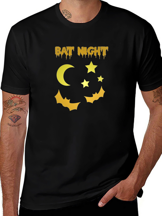 Bat Night Graphic T-Shirt