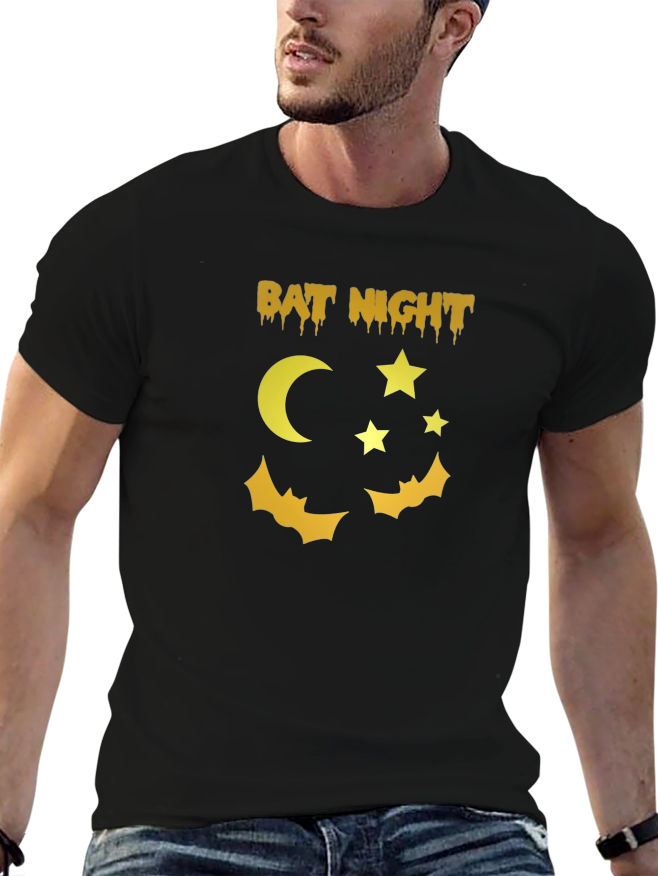 Bat Night Graphic T-Shirt
