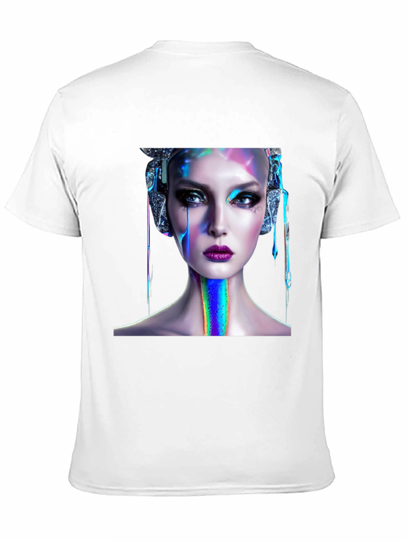 Cyberpunk Beauty Graphic Tee - Unique Style