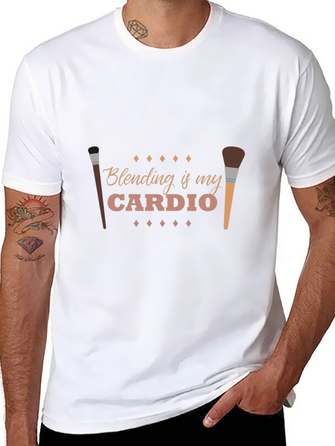 Blending is My Cardio T-Shirt Makeup Artist Gift