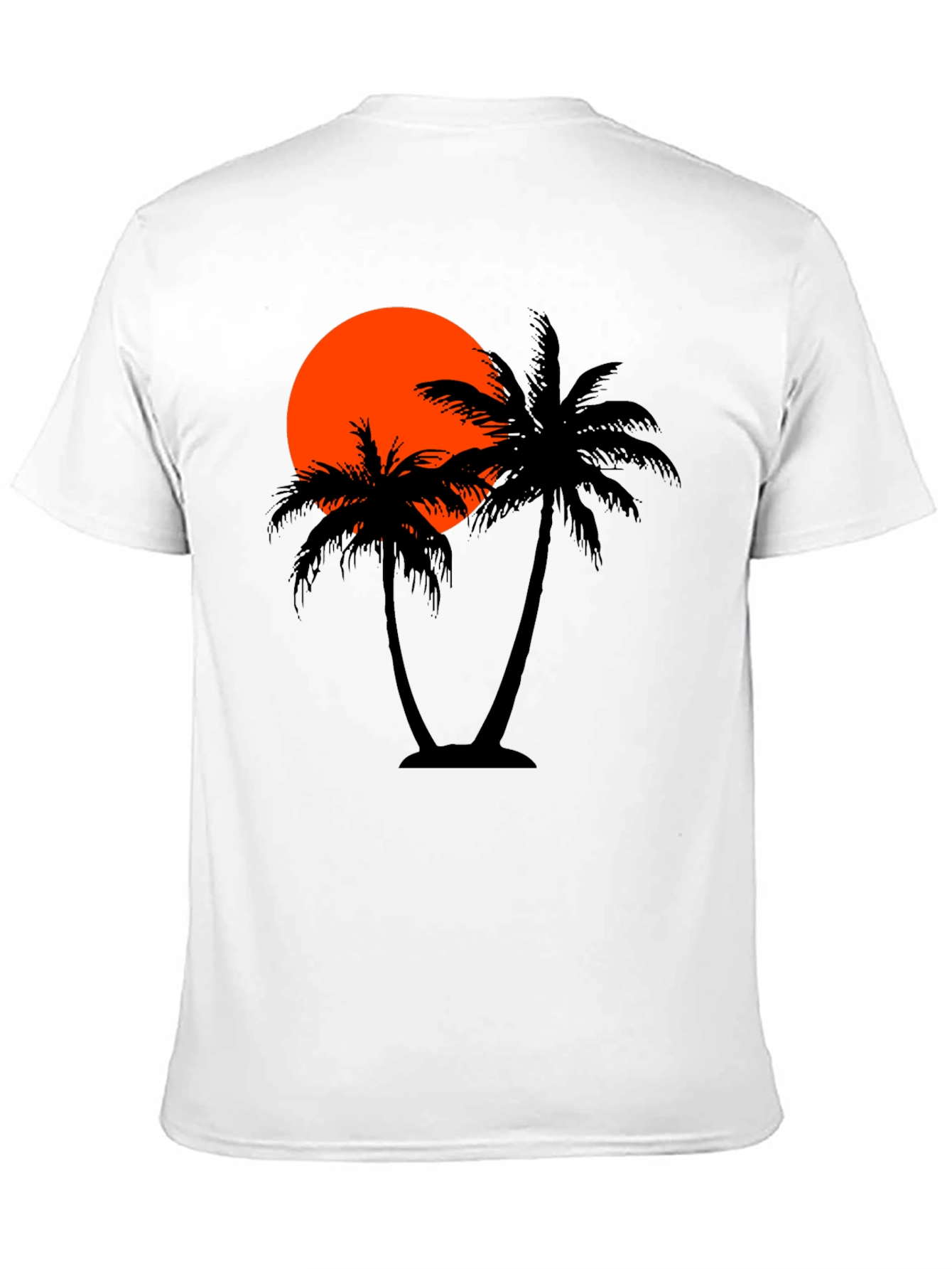 Sunset Palm Tree Graphic T-Shirt