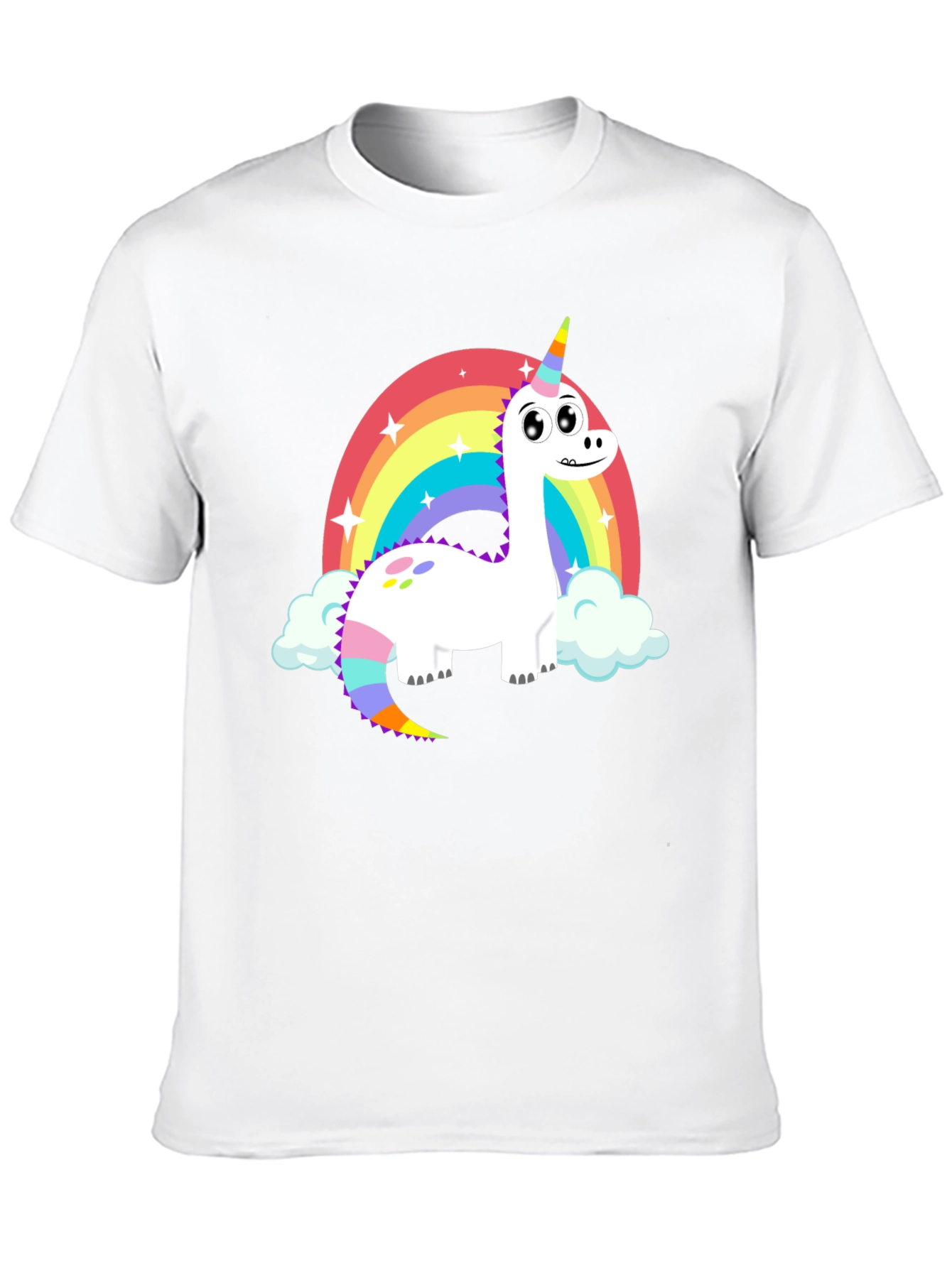 Rainbow Dinosaur Unicorn T-Shirt