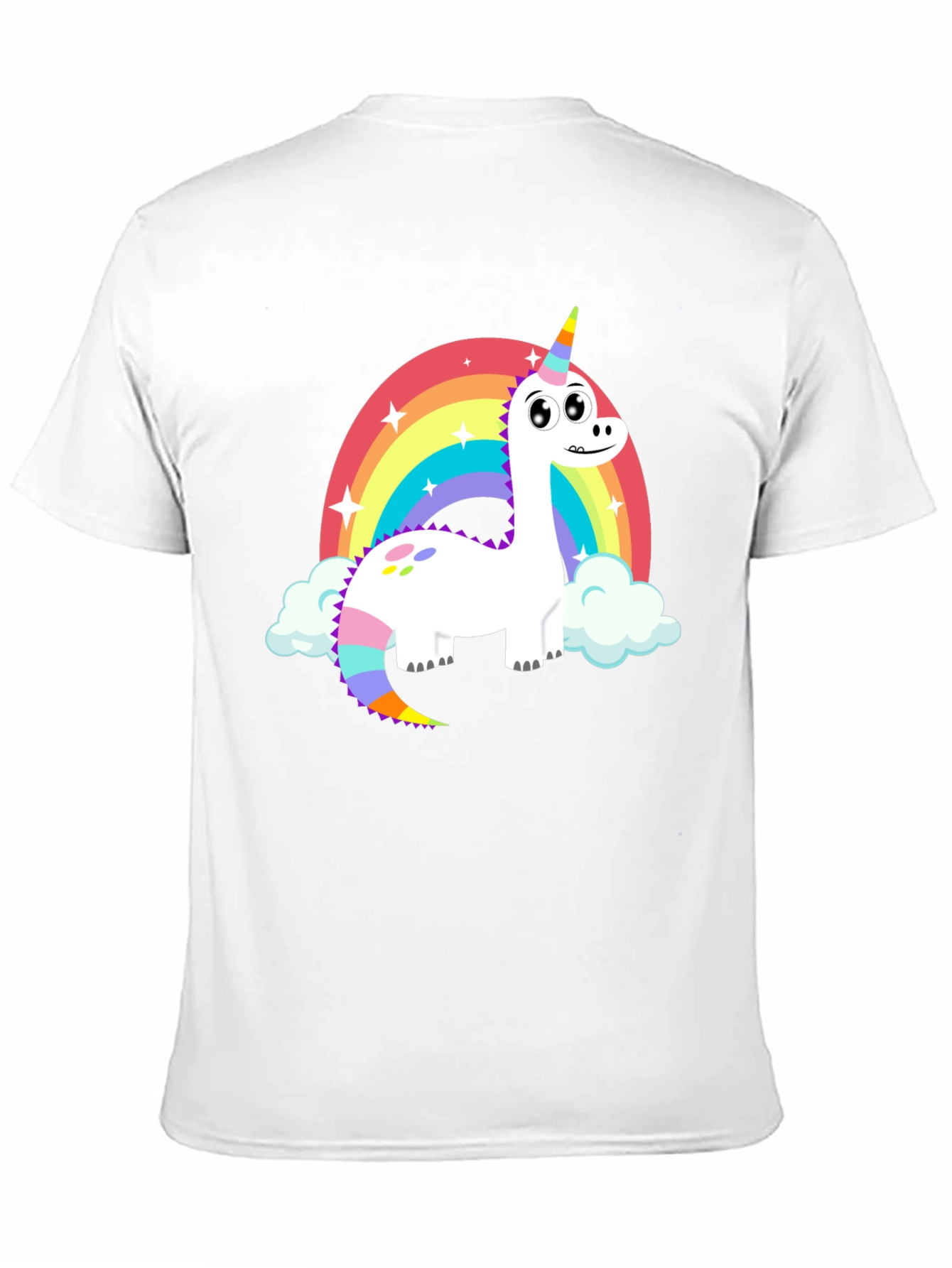 Rainbow Dinosaur Unicorn T-Shirt