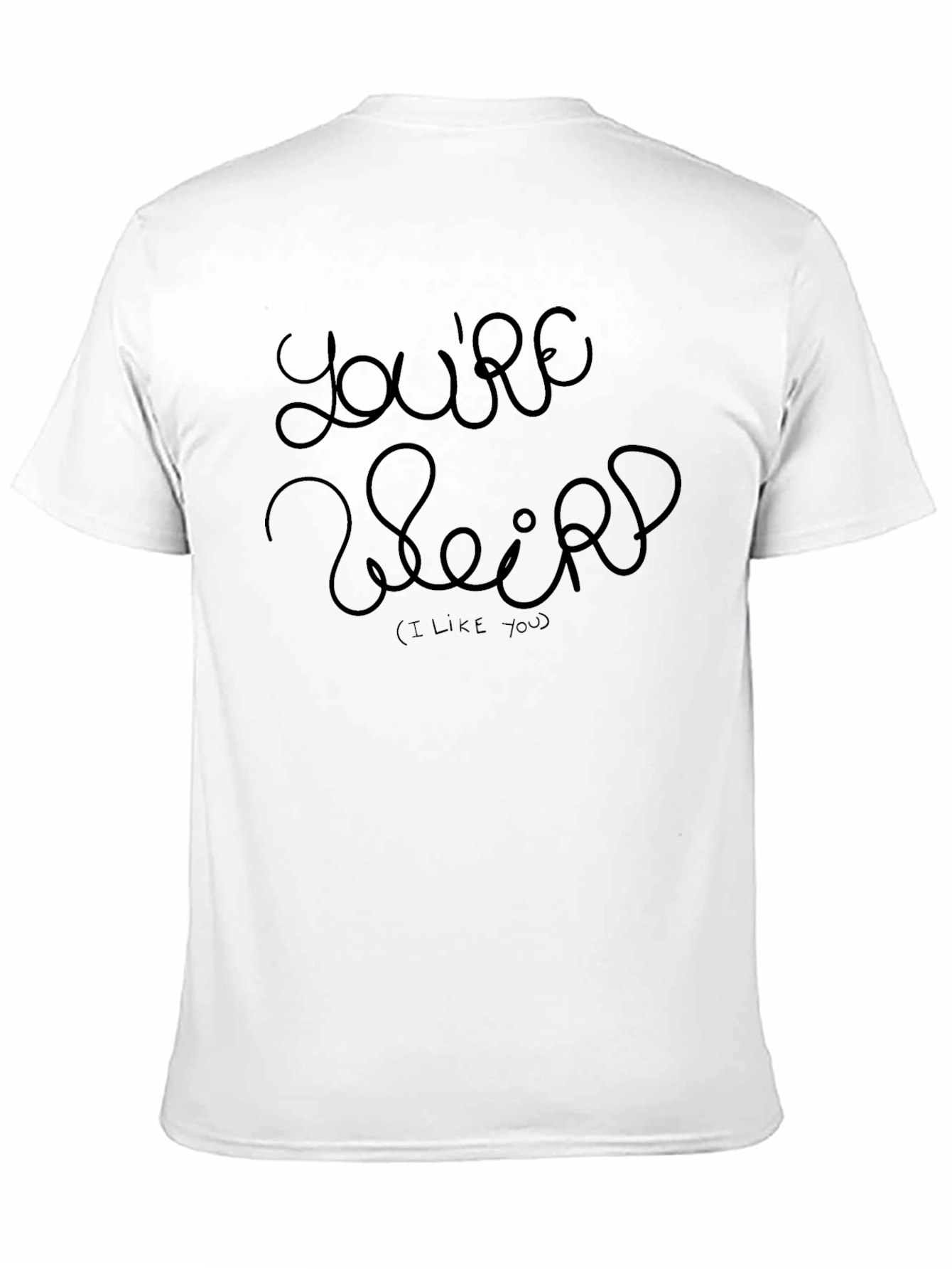 Youre Weird - Mens Black Graphic Tee