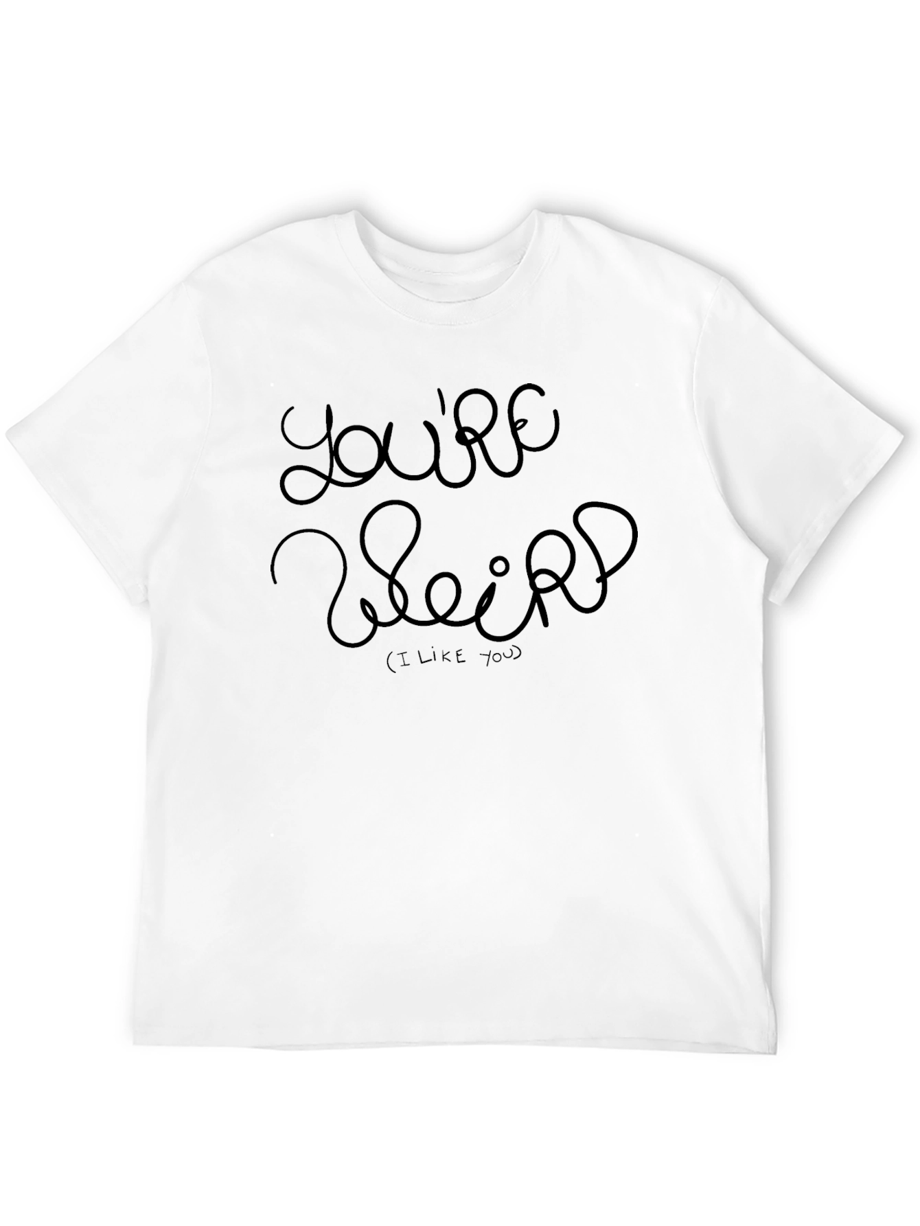 Youre Weird - Mens Black Graphic Tee
