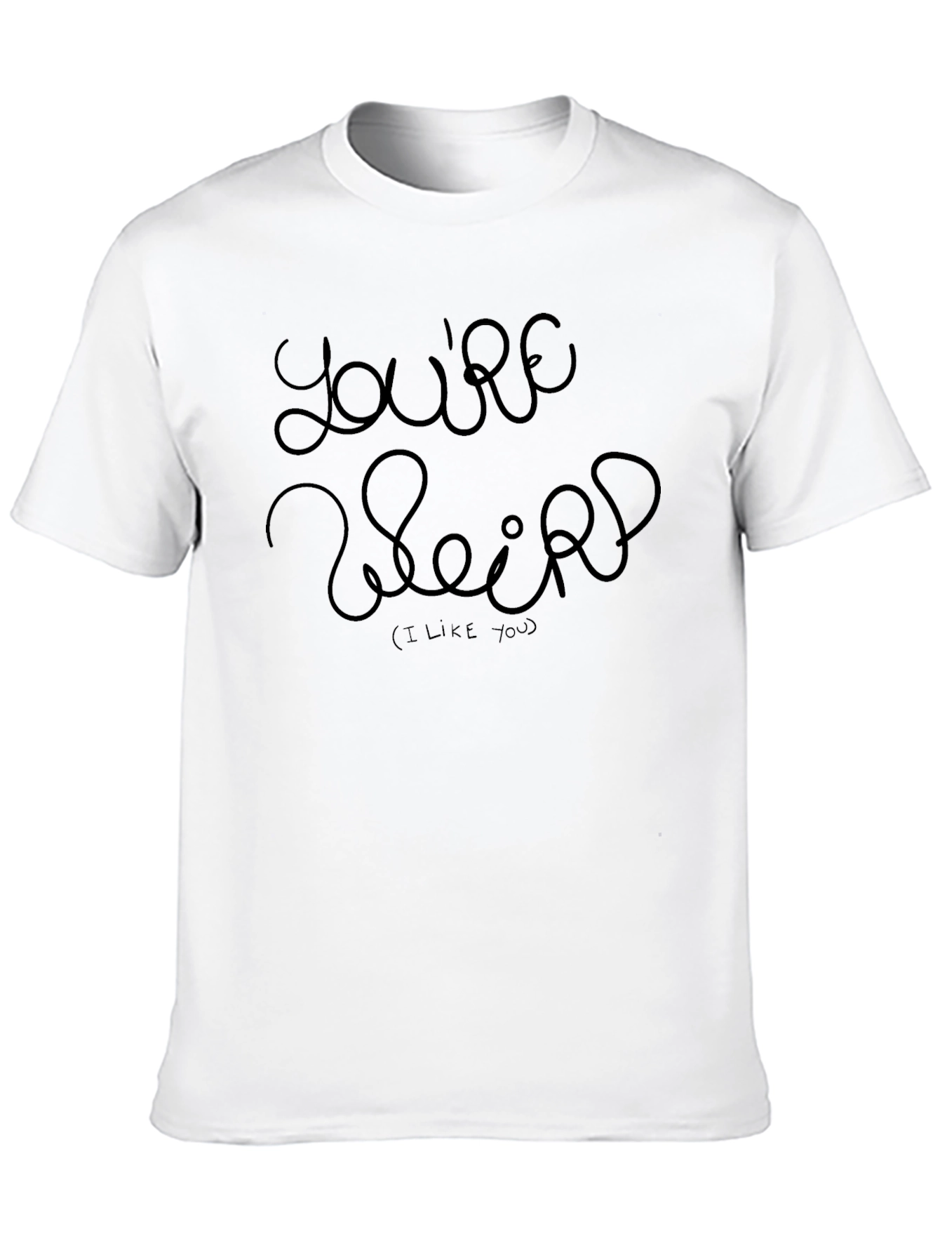 Youre Weird - Mens Black Graphic Tee
