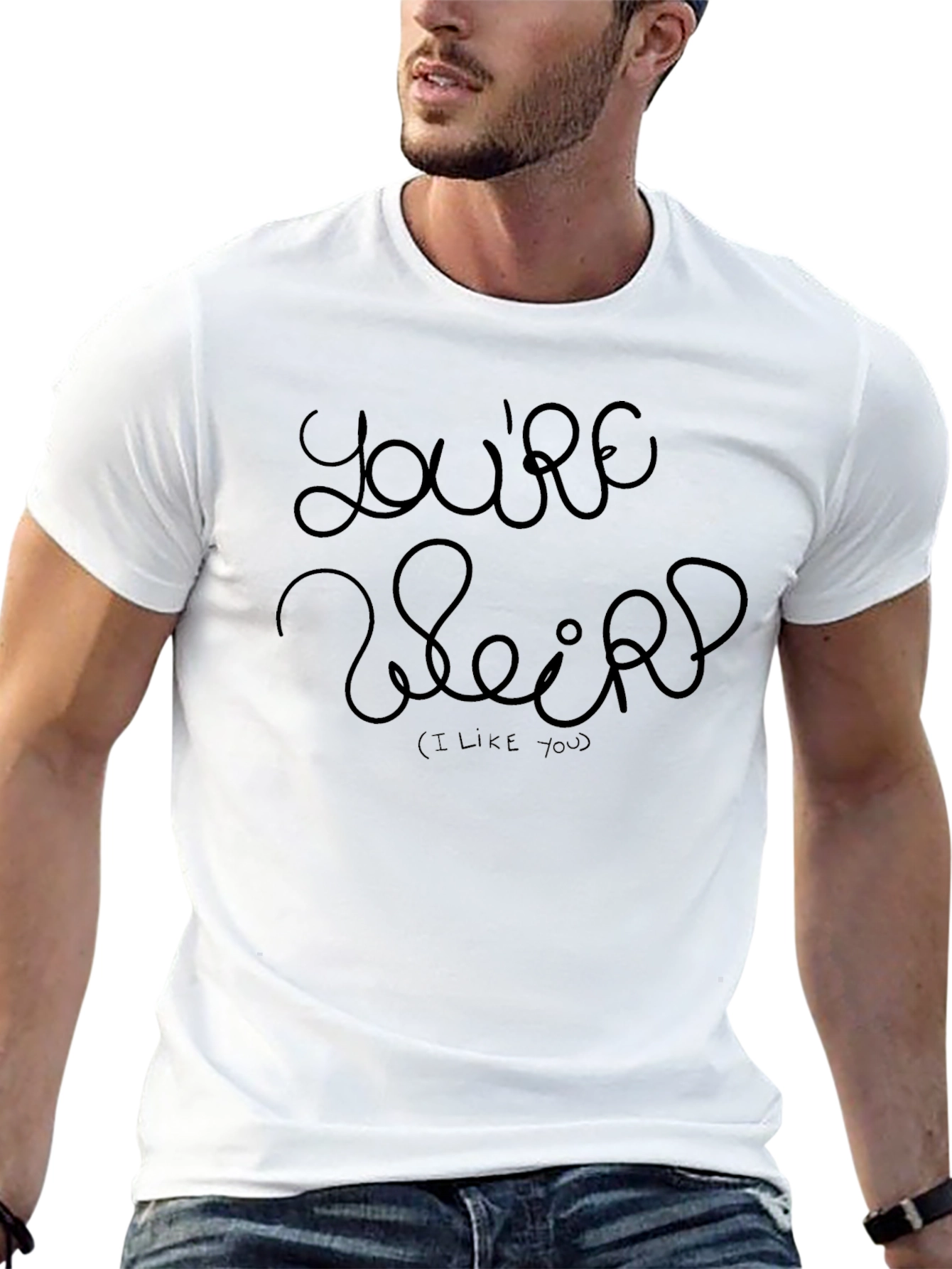 Youre Weird - Mens Black Graphic Tee