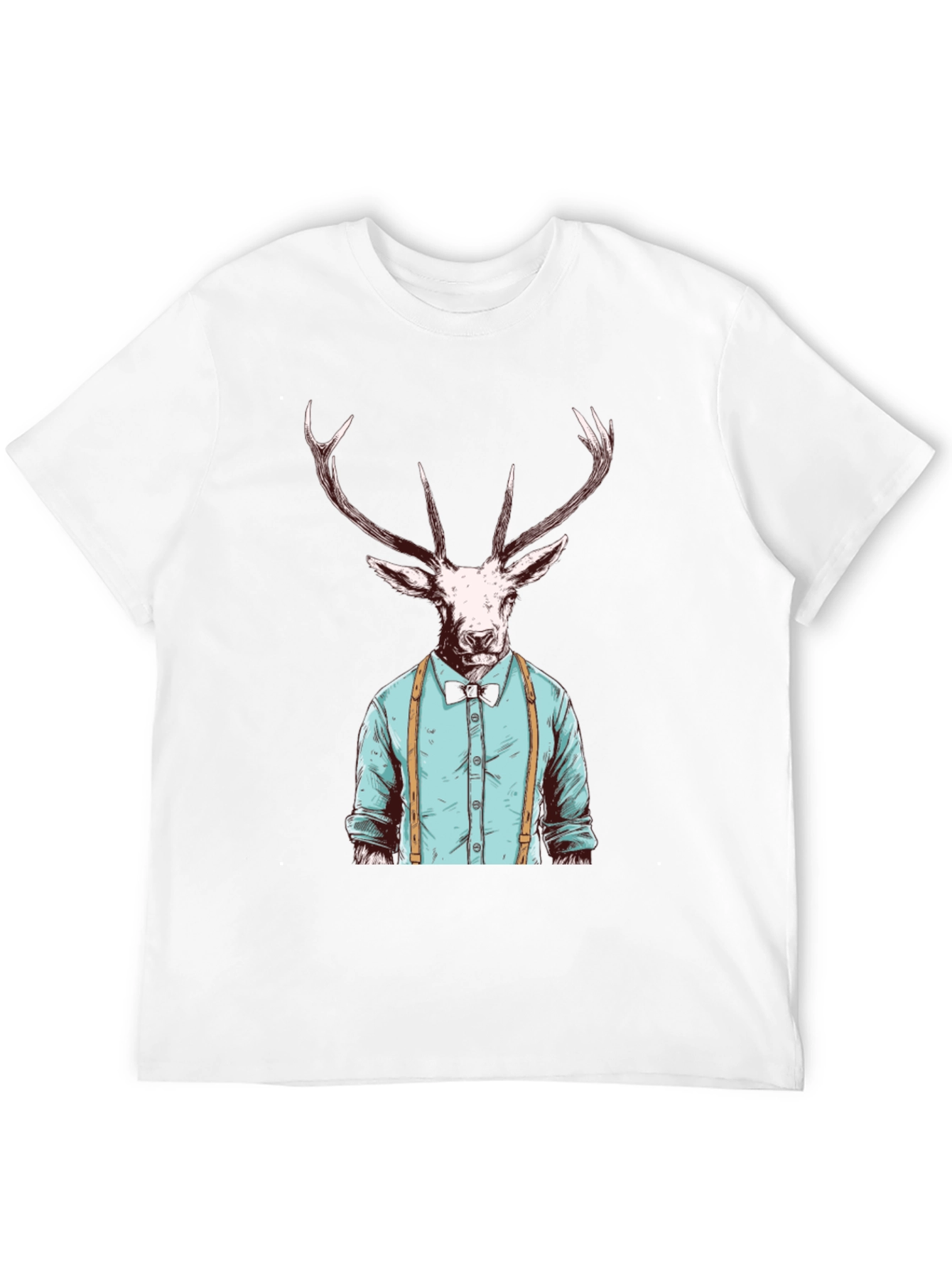 Deer in Shirt Mens Graphic T-Shirt