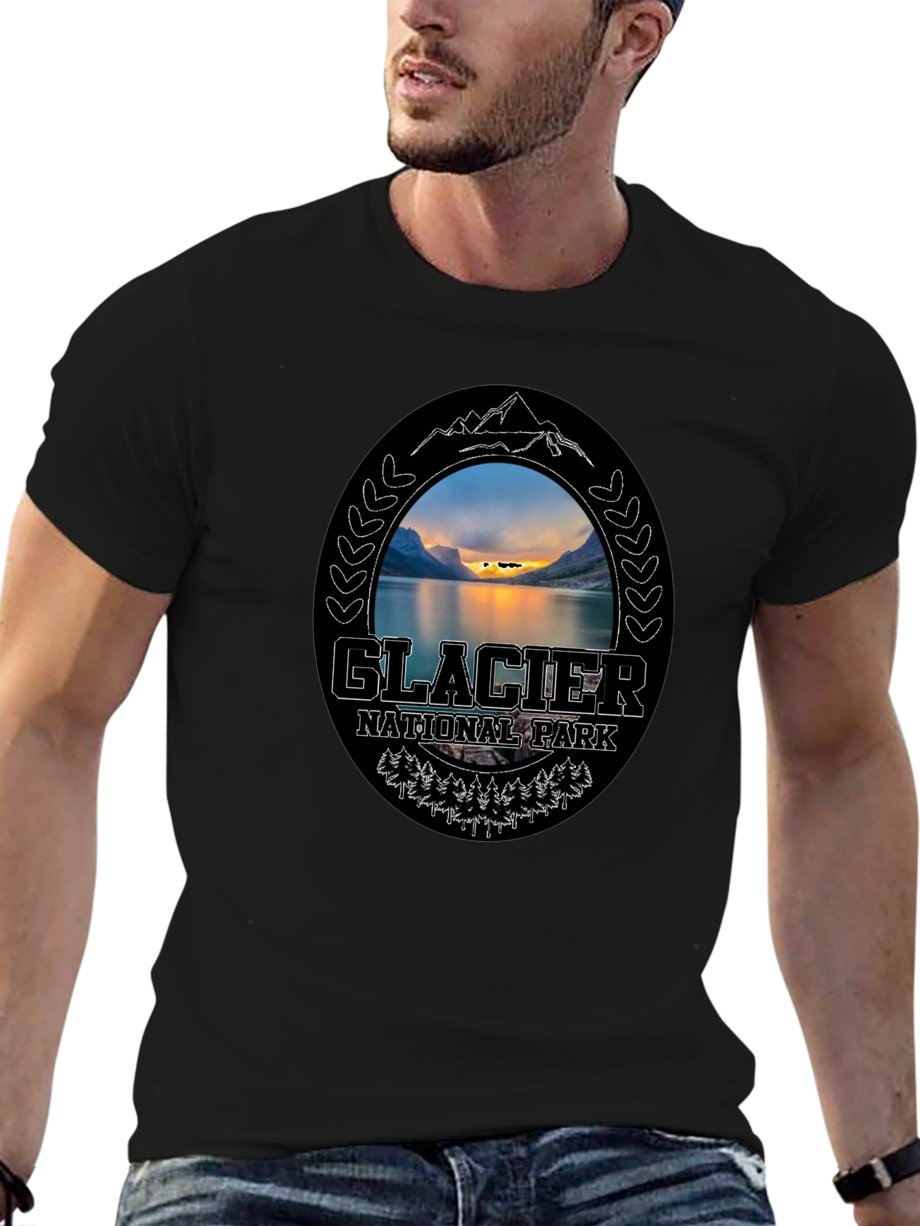 Glacier National Park Graphic Tee