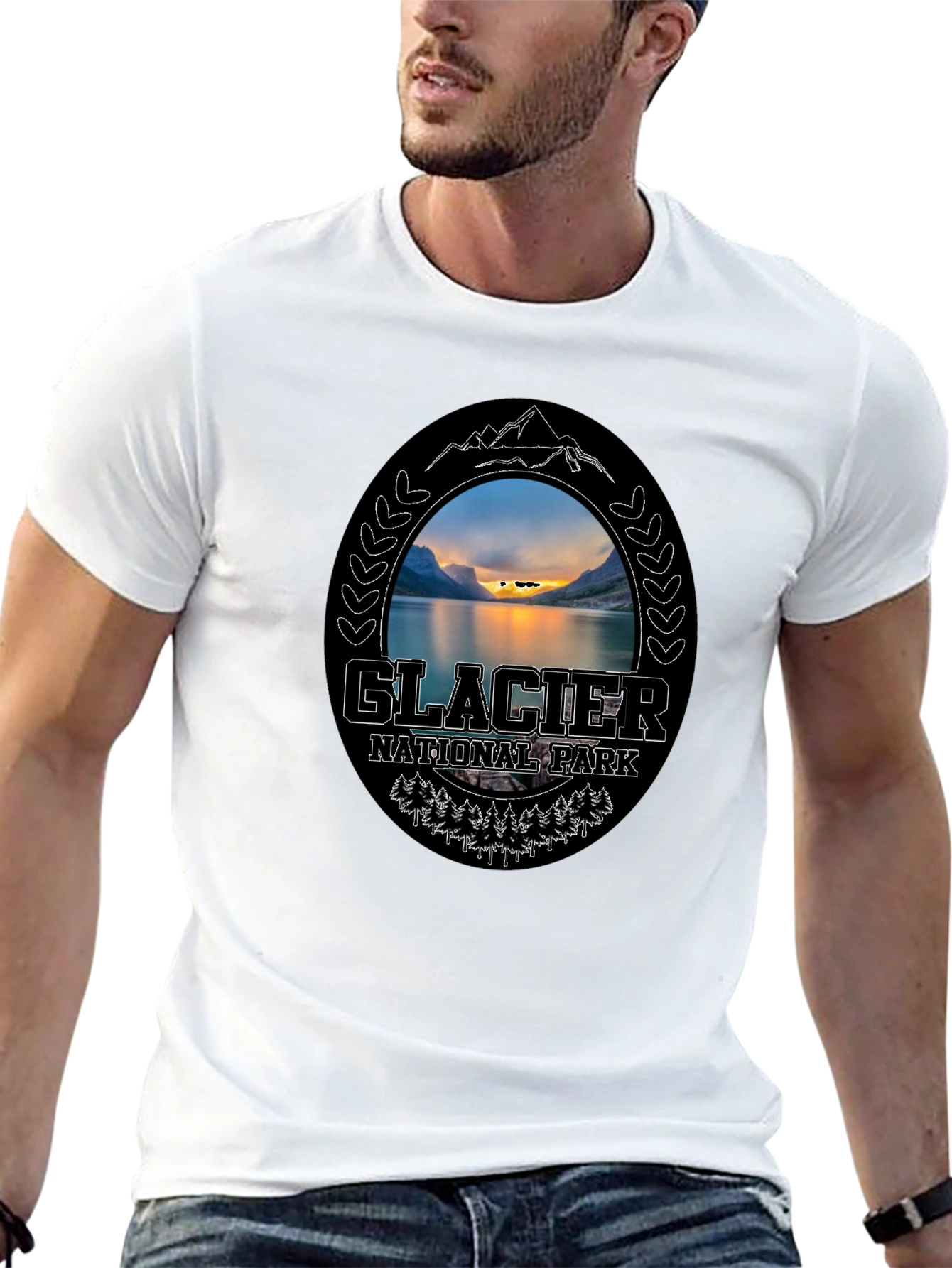 Glacier National Park Graphic Tee