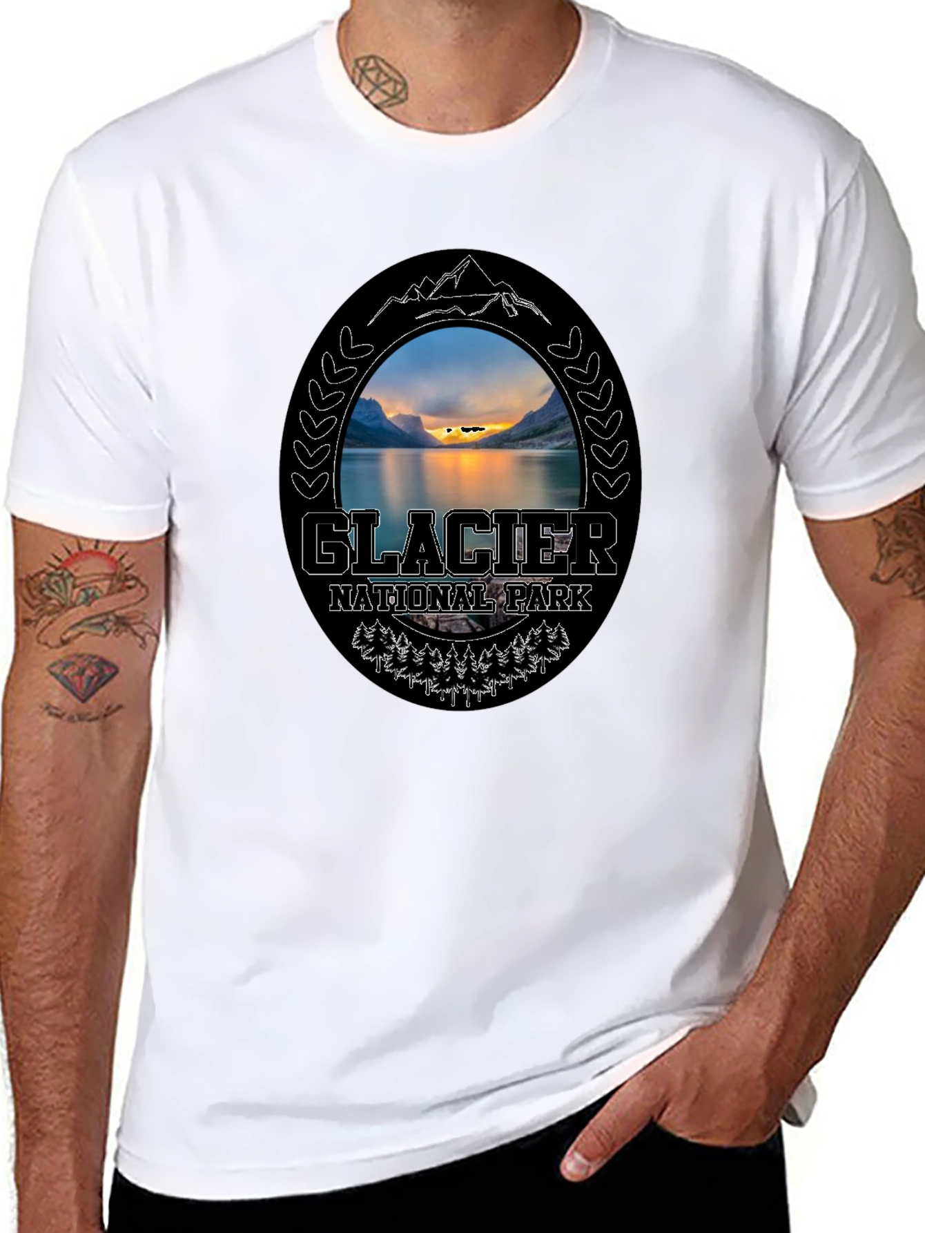 Glacier National Park Graphic Tee