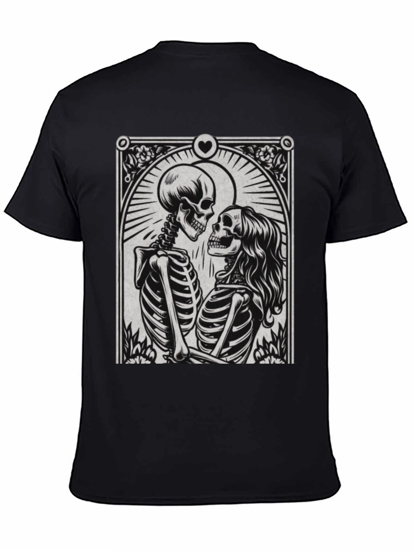 Skeleton Love T-Shirt - Gothic Romance Tee