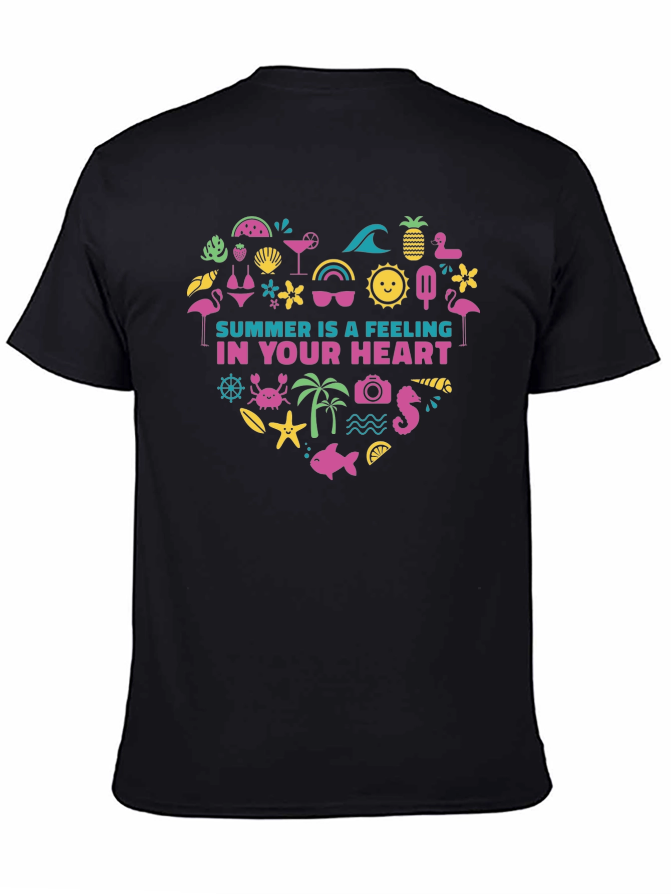 Summer Feeling Heart Graphic Tee