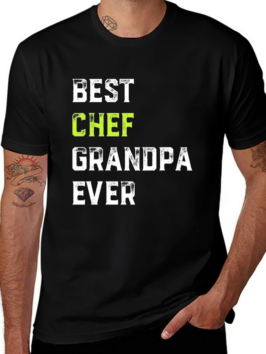 Best Chef Grandpa Ever T-Shirt