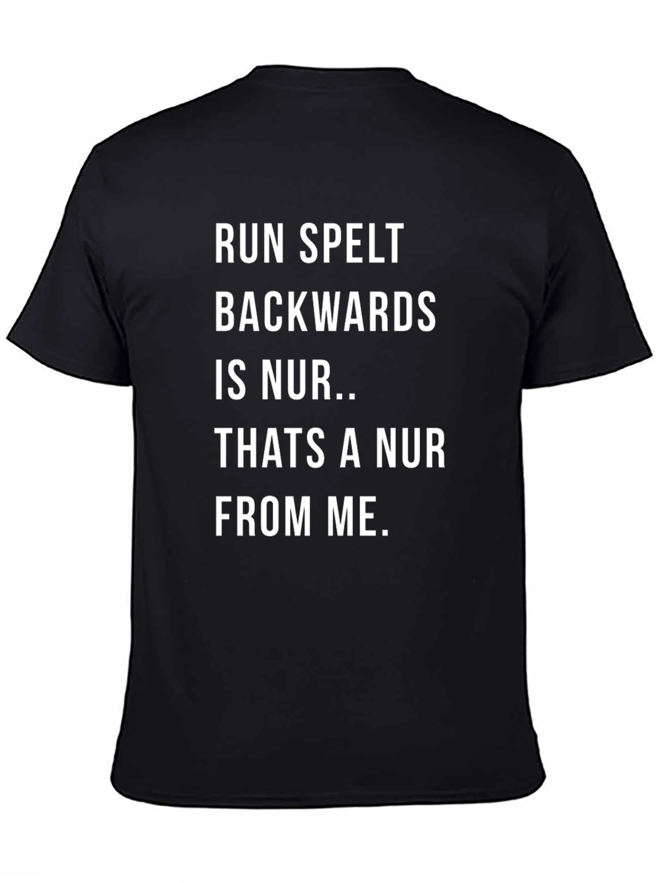 Funny Nurse Spelt Backwards T-Shirt