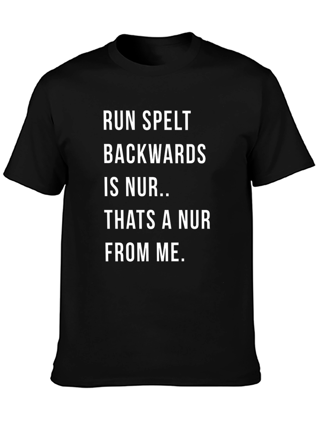 Funny Nurse Spelt Backwards T-Shirt