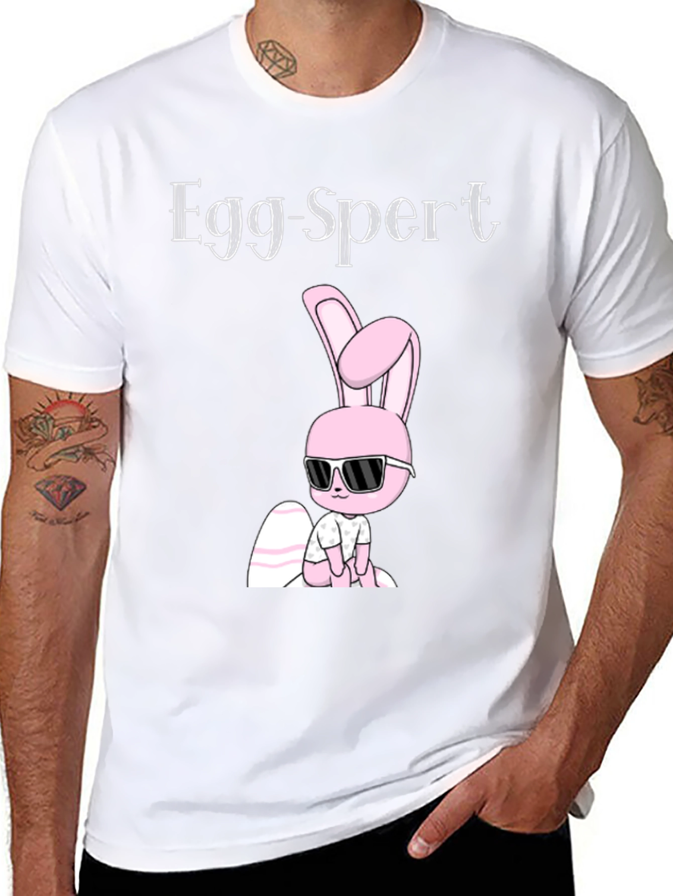 Egg-Spert Easter Bunny T-Shirt