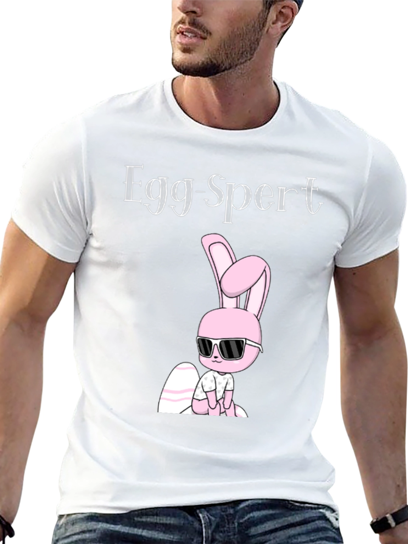 Egg-Spert Easter Bunny T-Shirt