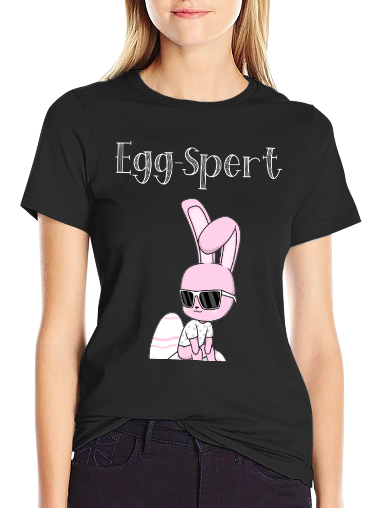Egg-Spert Easter Bunny T-Shirt