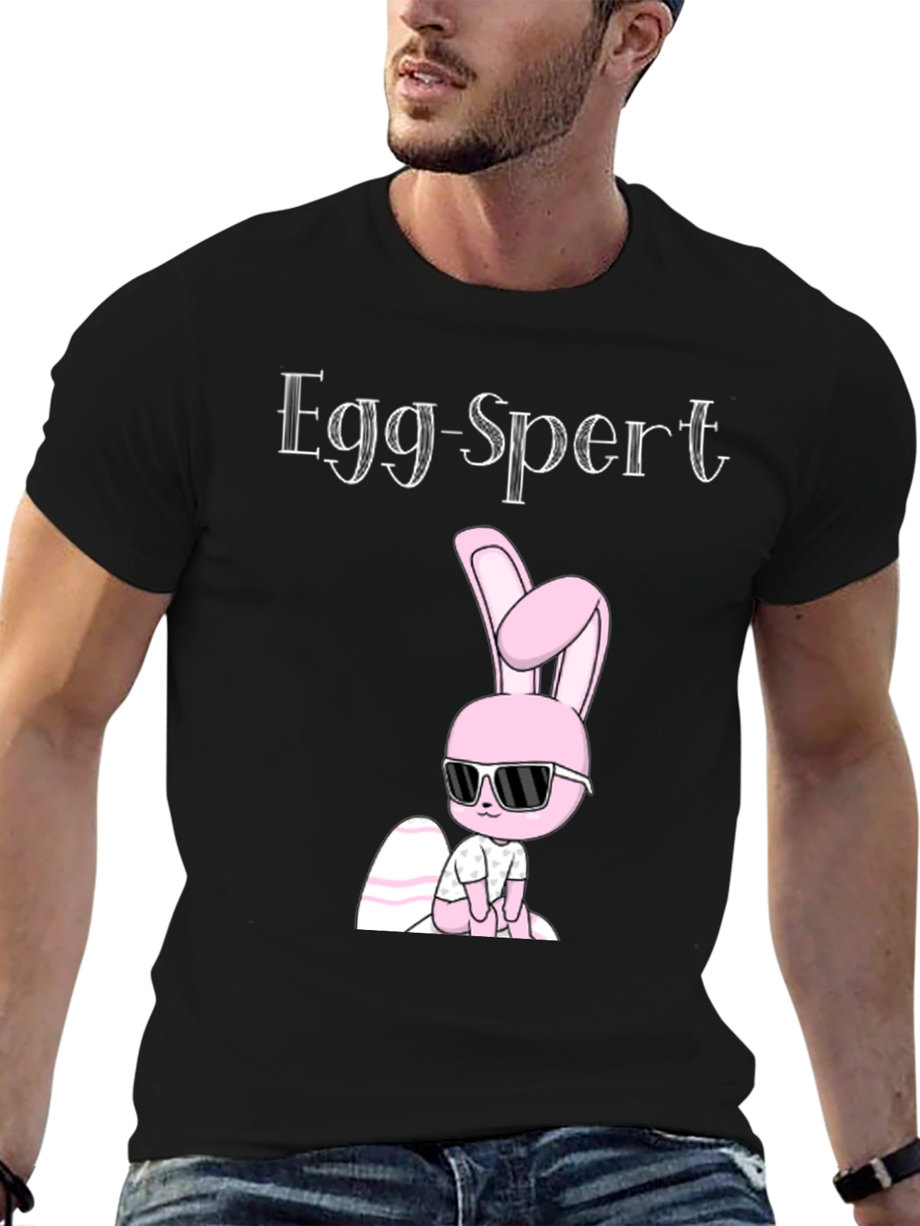 Egg-Spert Easter Bunny T-Shirt