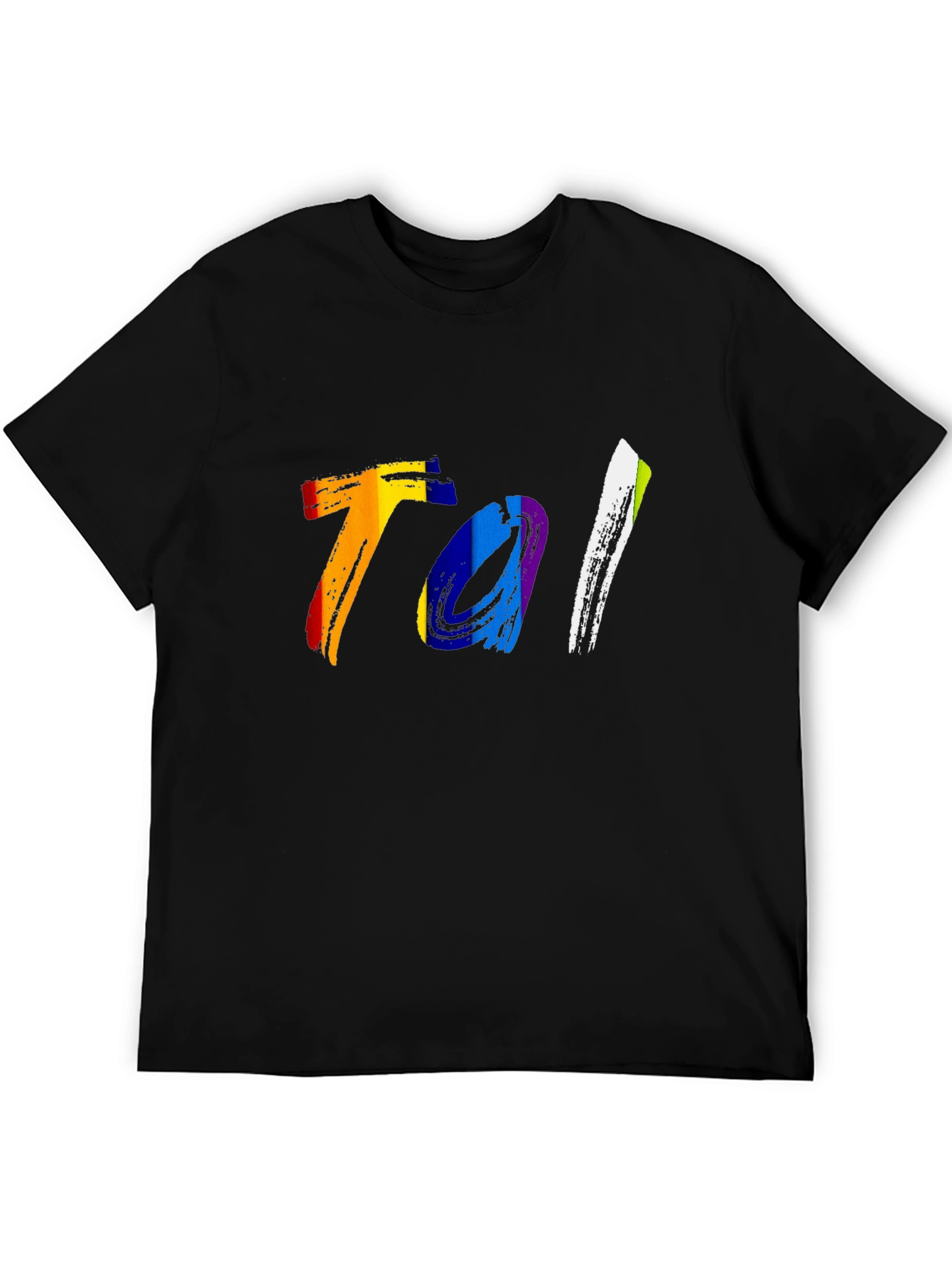 Rainbow Tal Graphic Tee - Bold Style