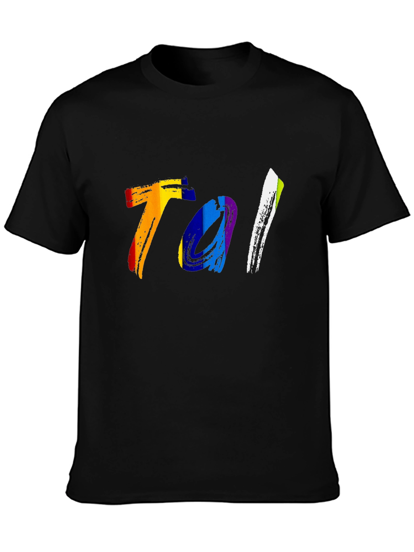 Rainbow Tal Graphic Tee - Bold Style