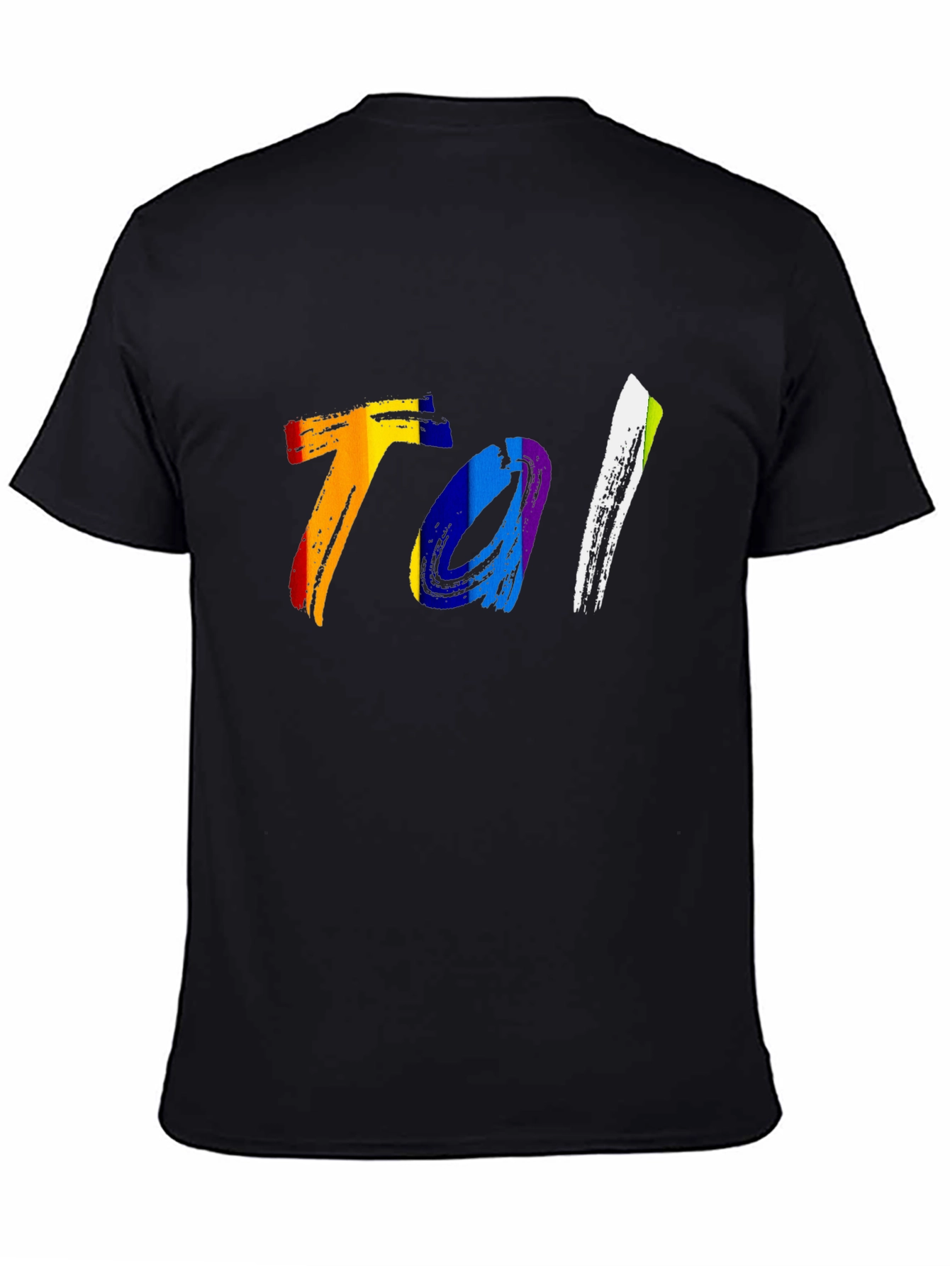 Rainbow Tal Graphic Tee - Bold Style