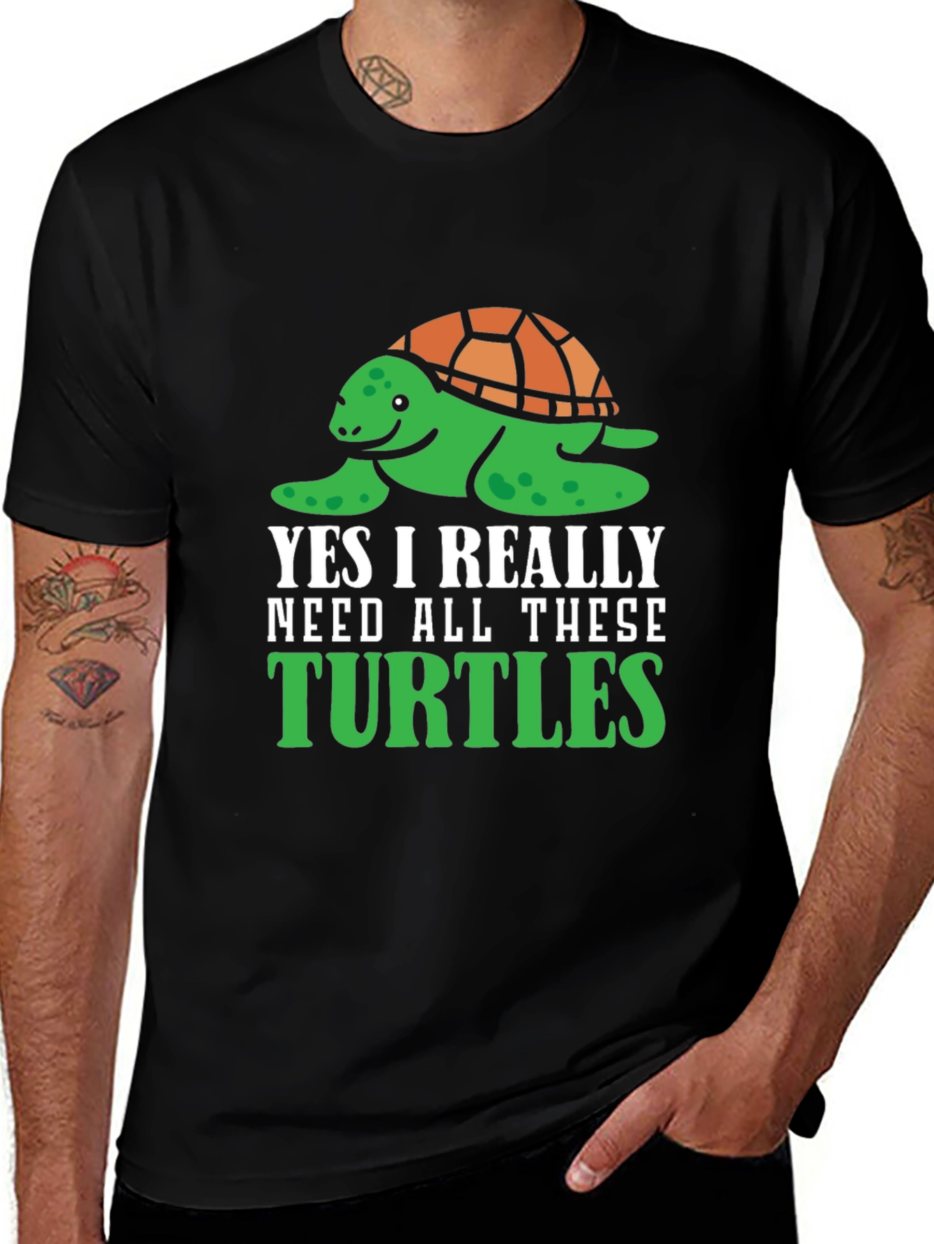 Funny Turtle Lover T-Shirt - Need All These Turtles