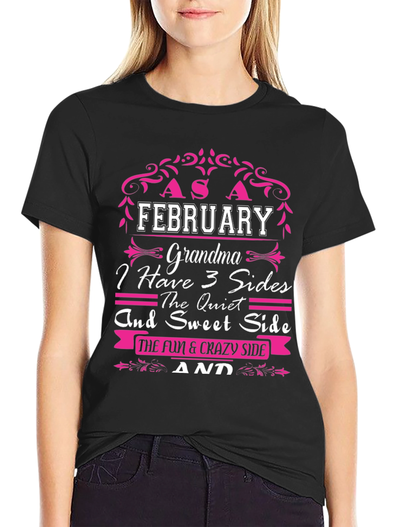 February Grandma T-Shirt
