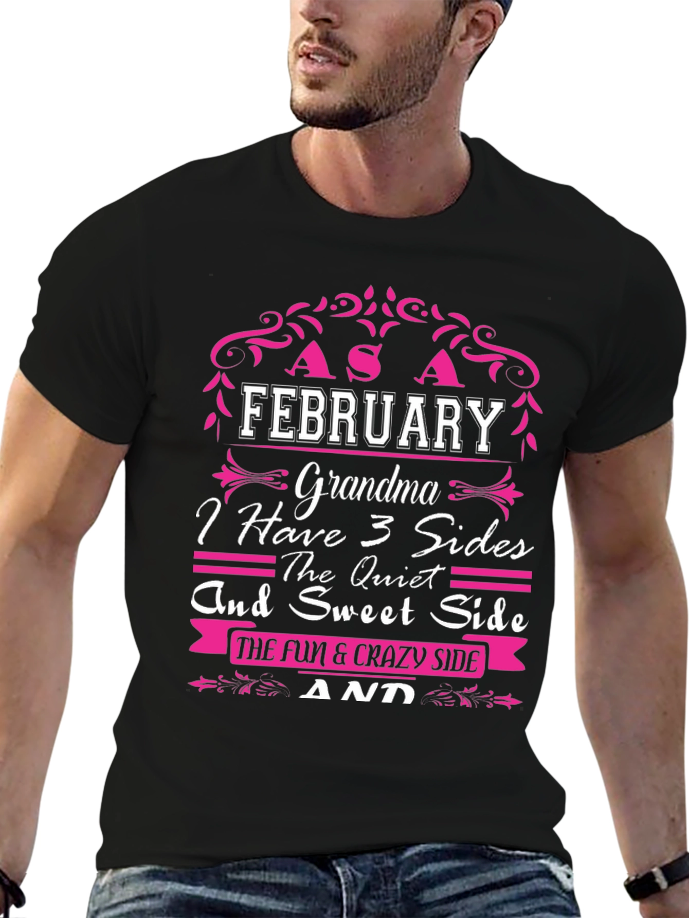 February Grandma T-Shirt