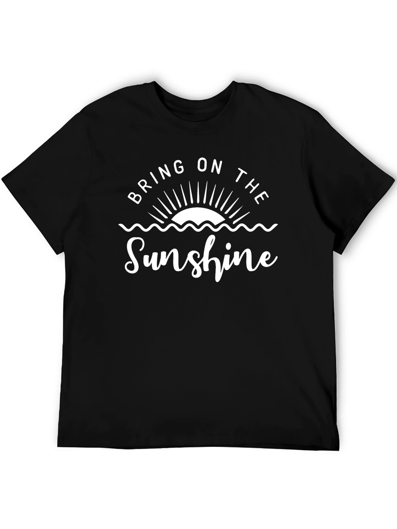 Bring on the Sunshine Graphic Tee - Black