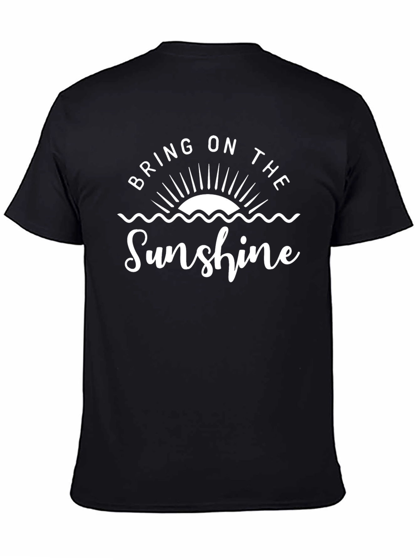 Bring on the Sunshine Graphic Tee - Black
