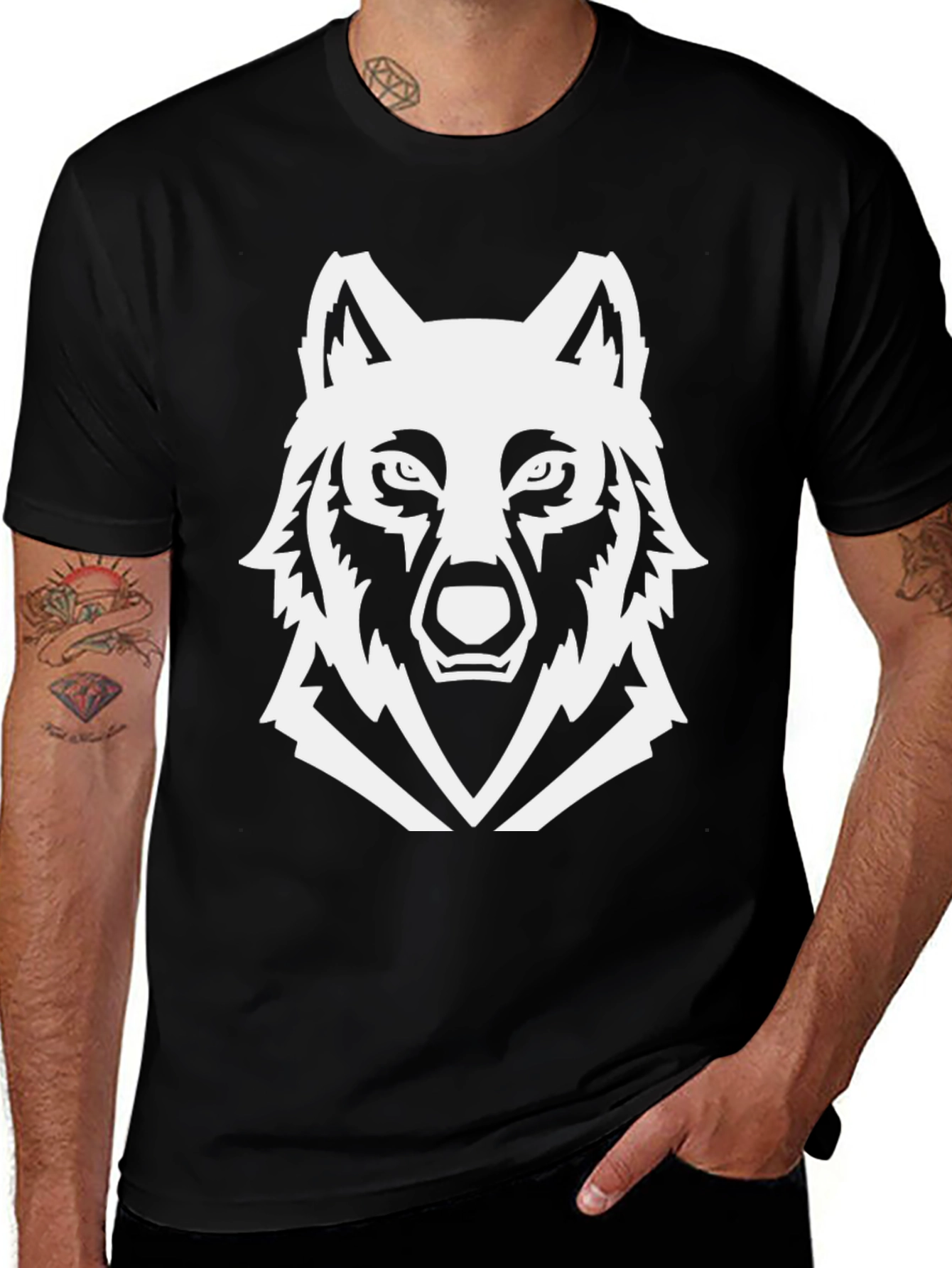 Black Wolf Graphic Tee