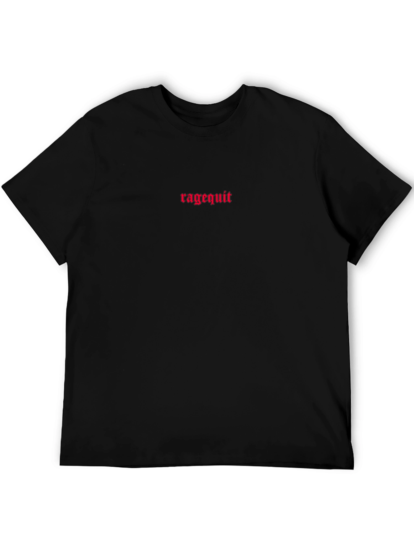 Ragequit Black Crewneck T-Shirt